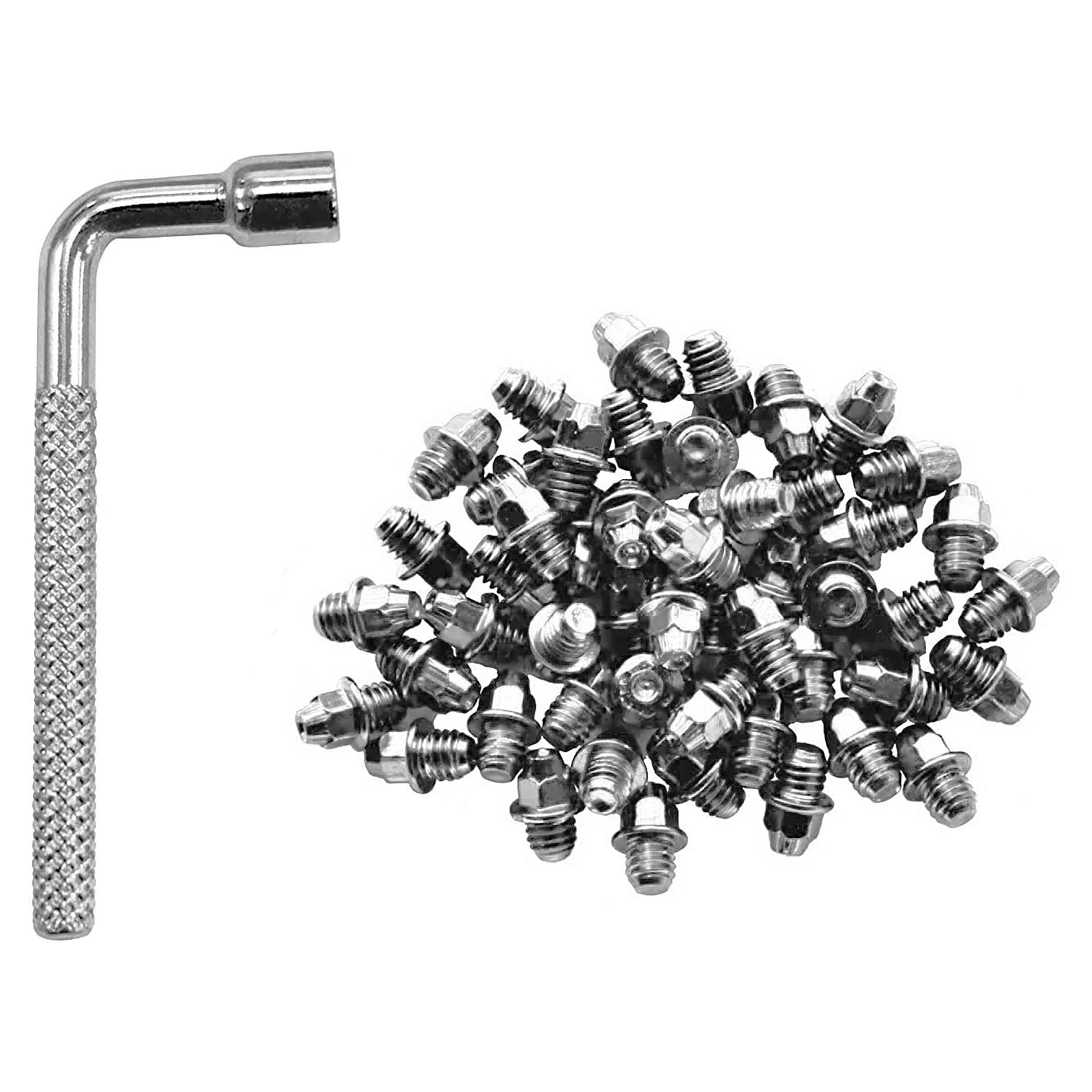 FUNN Ripper/Mamba pedal pins for bike pedals, close-up of metal pins with textured surface, part of bike pedal replacement parts.