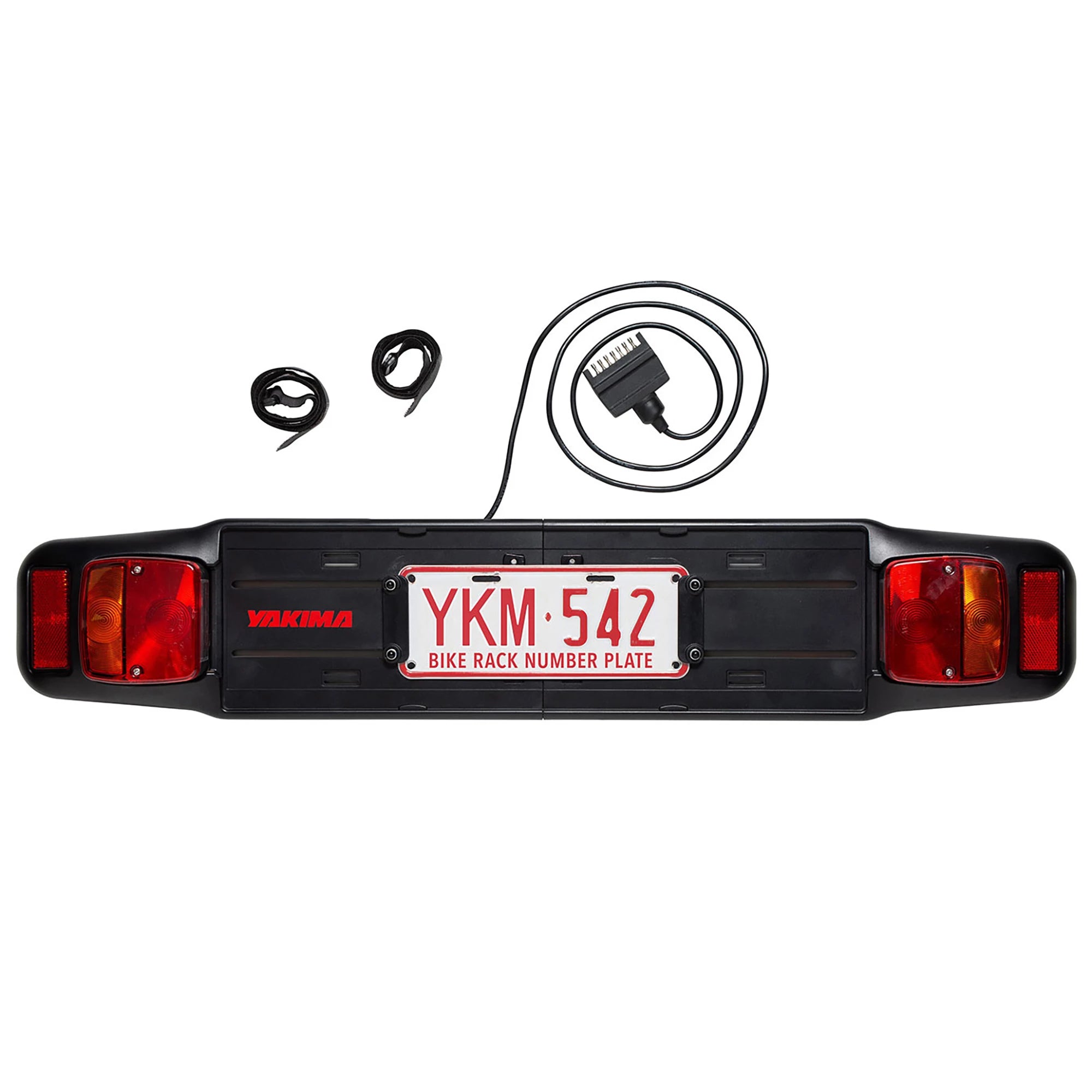 Yakima Lightmate Lightboard accessory mounted on a vehicle roof rack, designed for enhanced visibility and lighting.