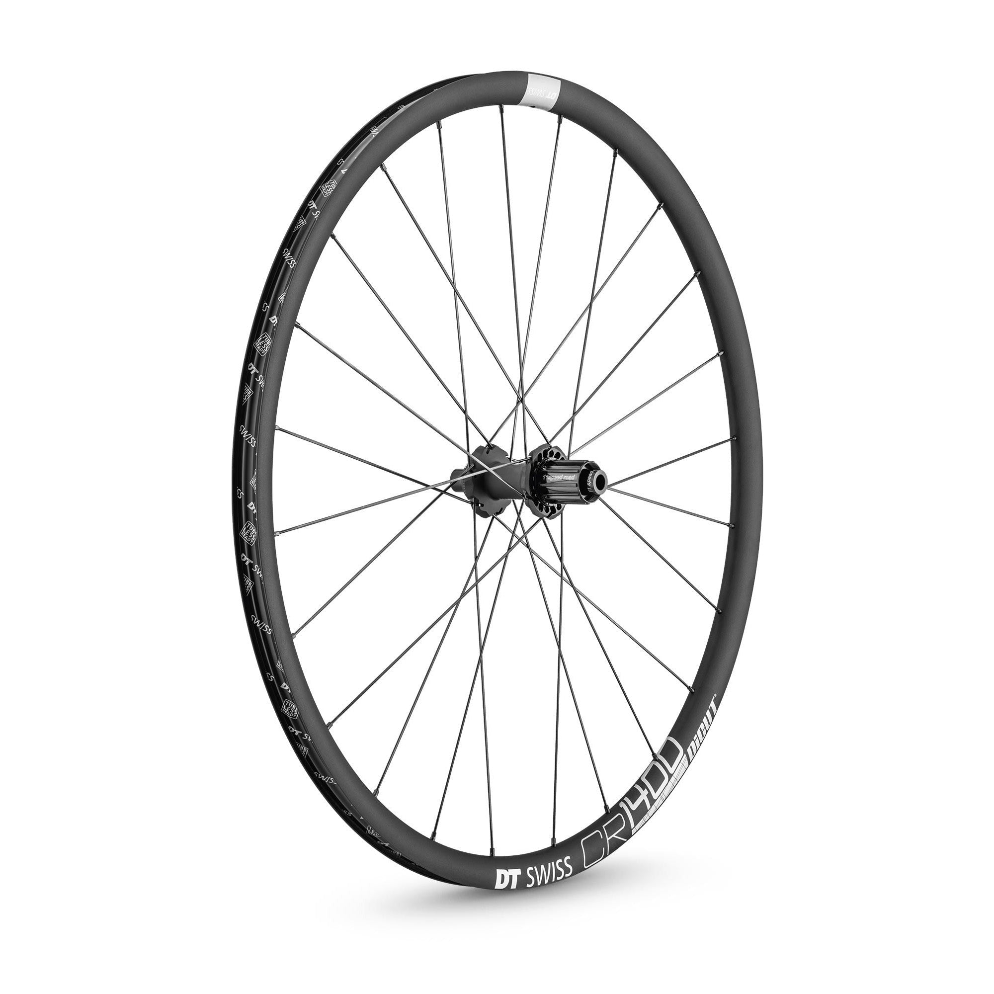 DT Swiss CR 1400 Dicut 25 Tubeless Disc Wheel 142x12 Centerlock Shimano HG / SRAM XDR | ABC Bikes