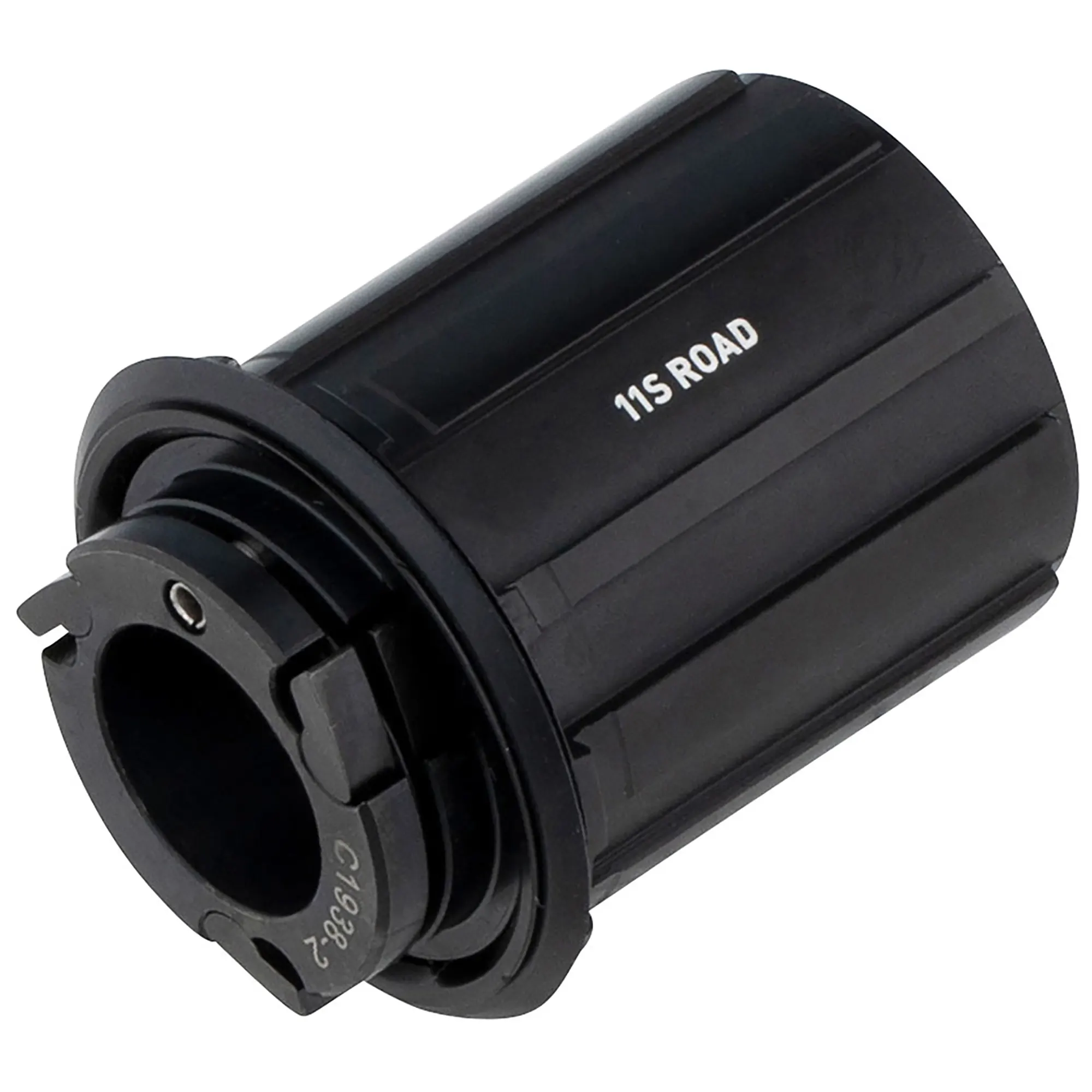 DT Swiss 3-pawl freehub body for Shimano HG splined 11-speed road bike wheels, made of alloy, part of bike drivetrain components.