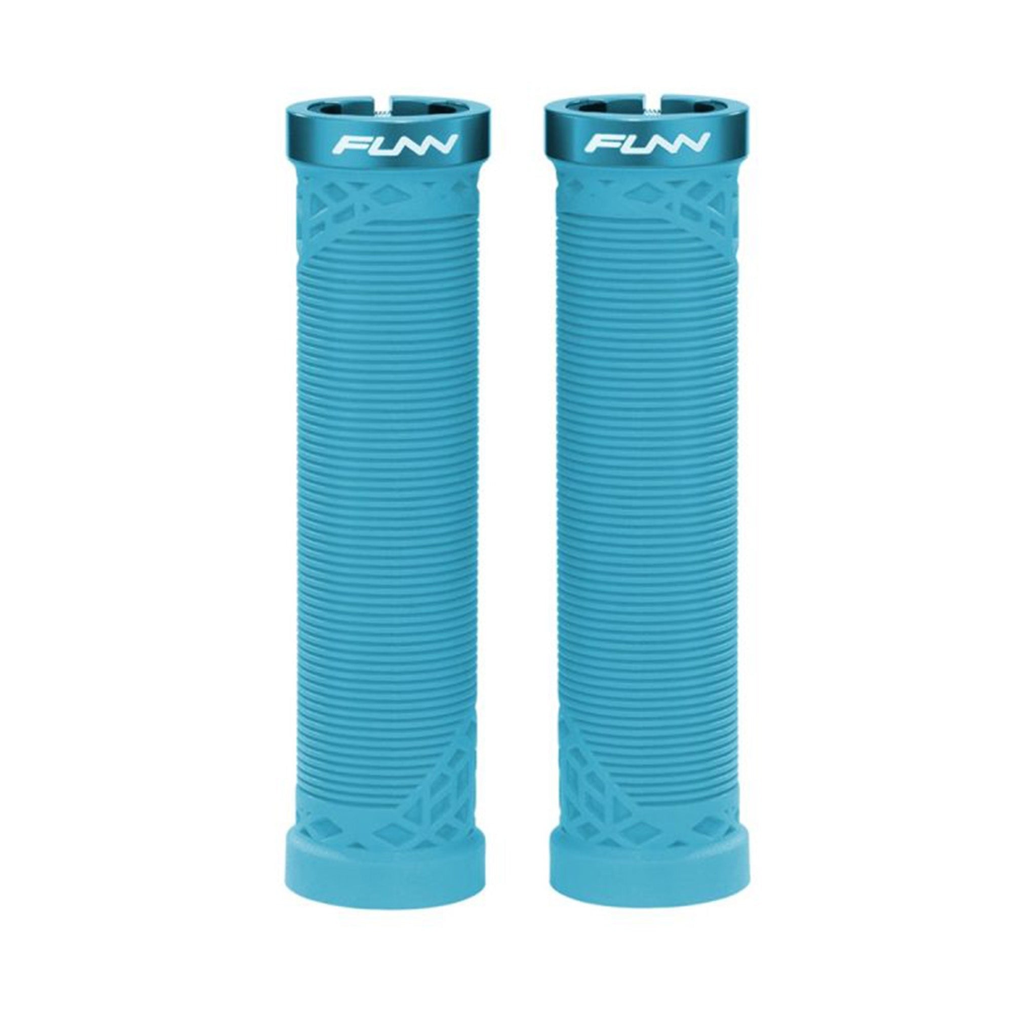 FUNN Hilt Lock-On MTB Grips Turquoise | ABC Bikes
