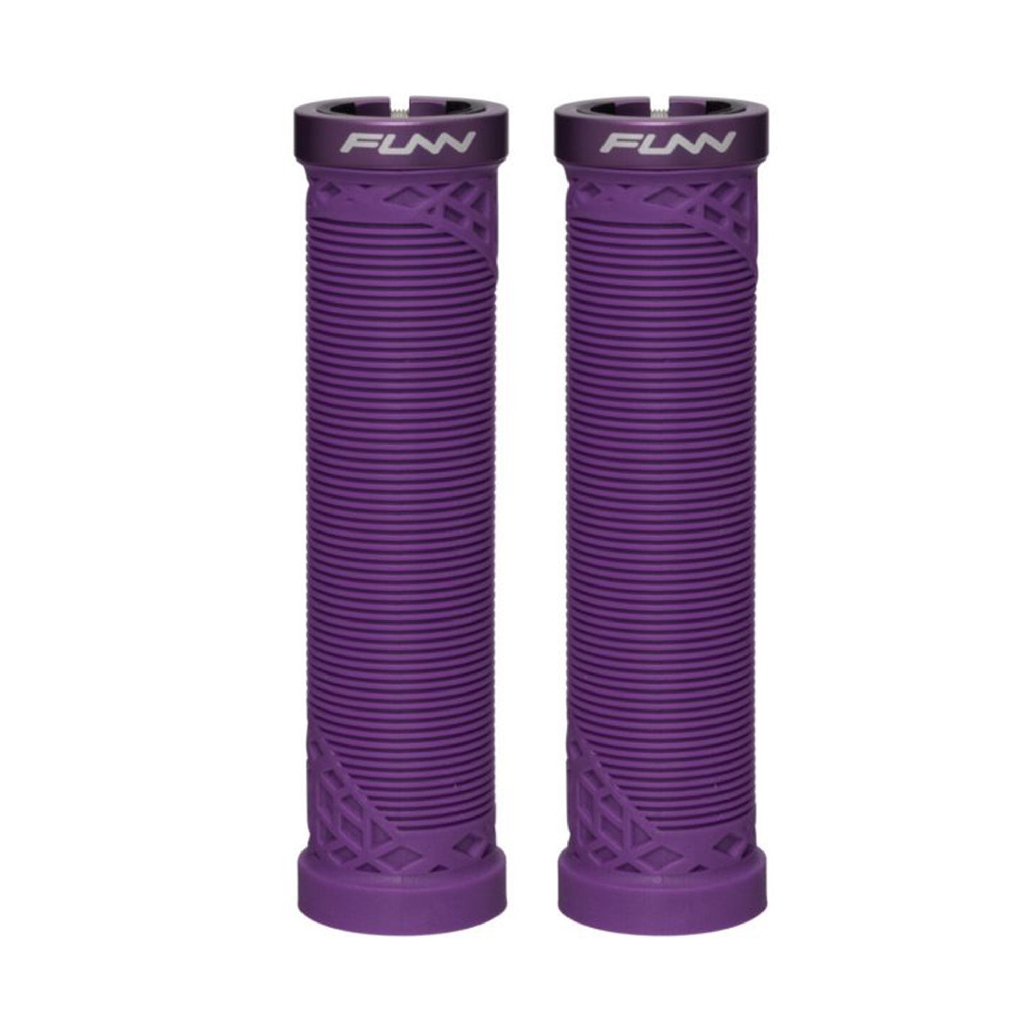 FUNN Hilt Lock-On MTB Grips Purple | ABC Bikes