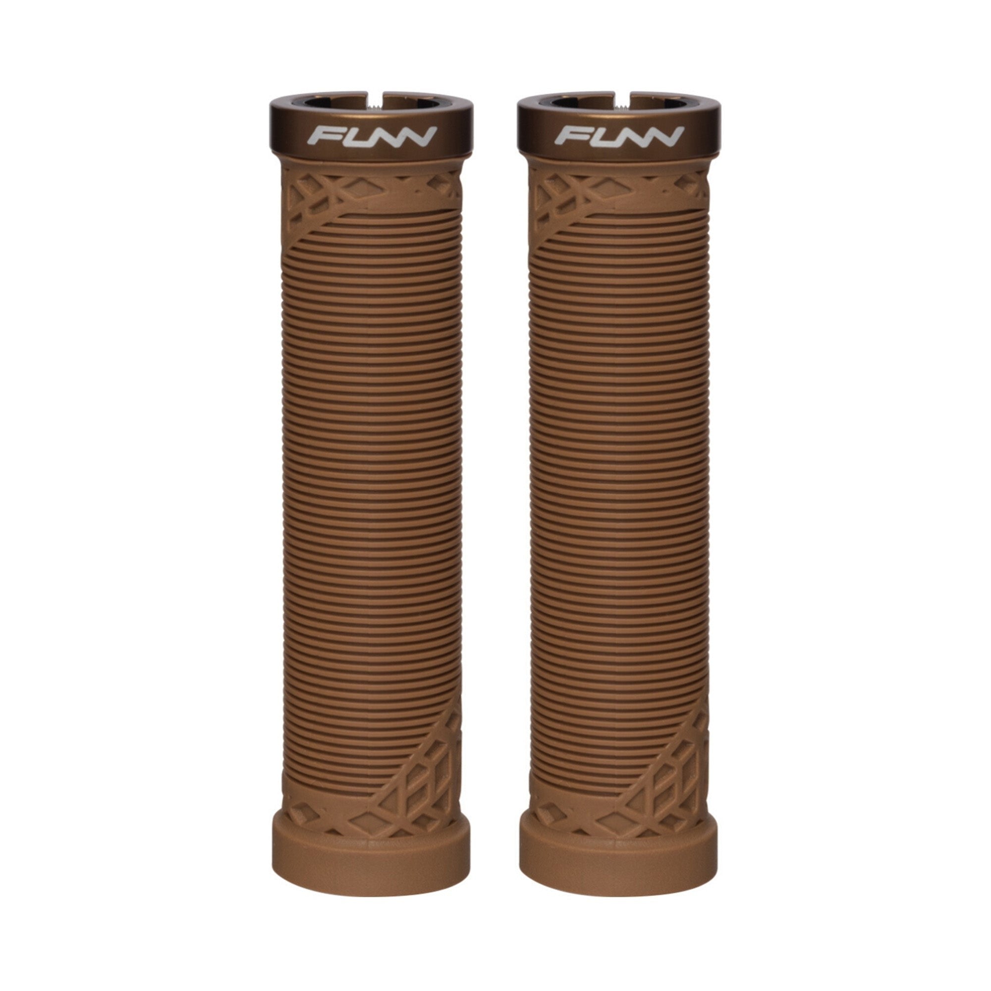 FUNN Hilt Lock-On MTB Grips Brown | ABC Bikes