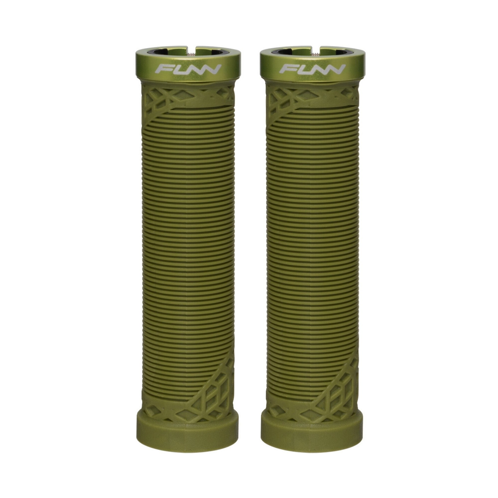 FUNN Hilt Lock-On MTB Grips Olive | ABC Bikes