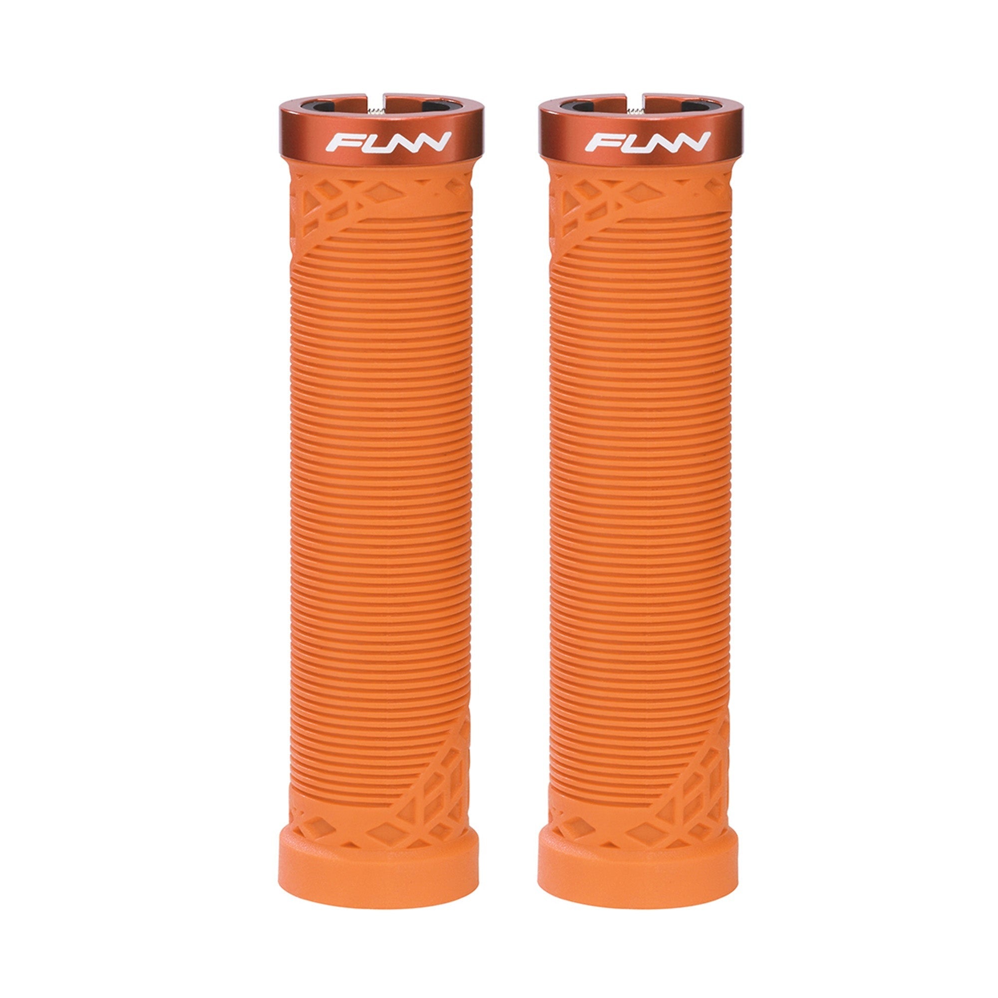 FUNN Hilt Lock-On MTB Grips Orange | ABC Bikes