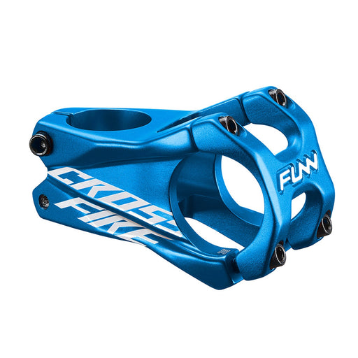 FUNN Crossfire MTB Stem 35mm x 31.8mm Blue | ABC Bikes