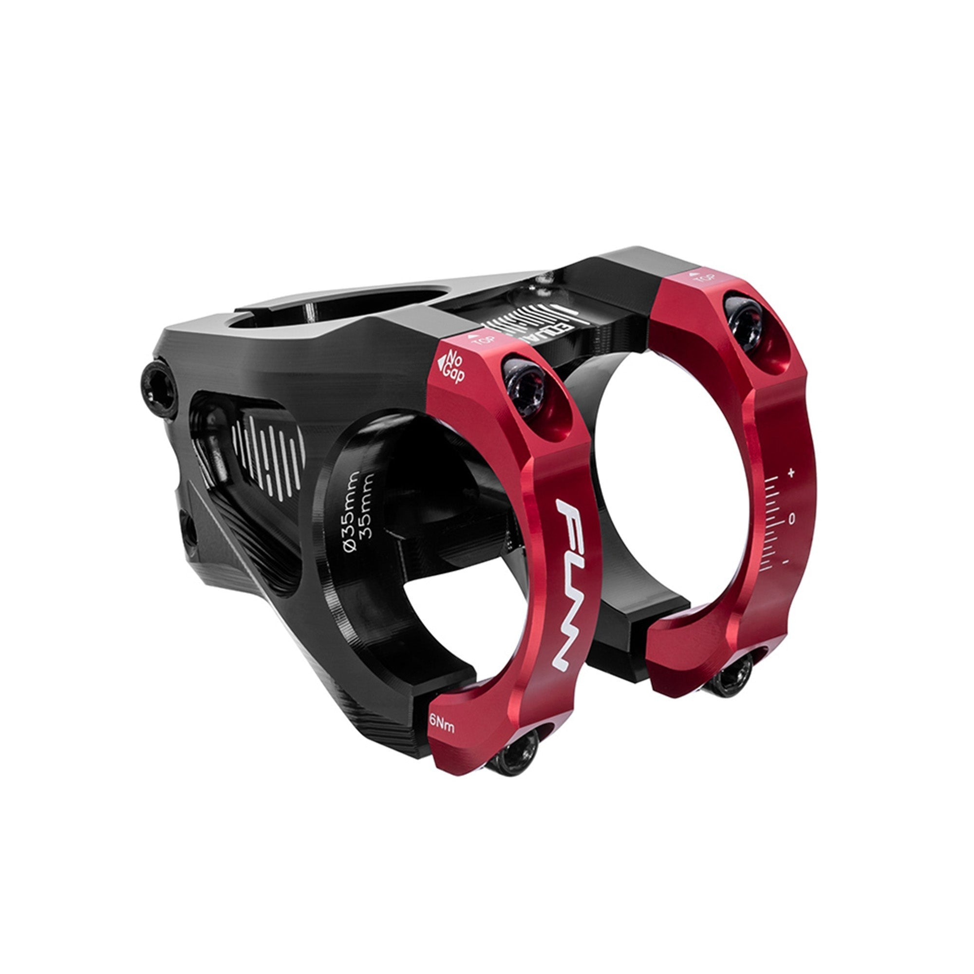 FUNN Equalizer MTB Stem 35mm x 31.8mm Red | ABC Bikes