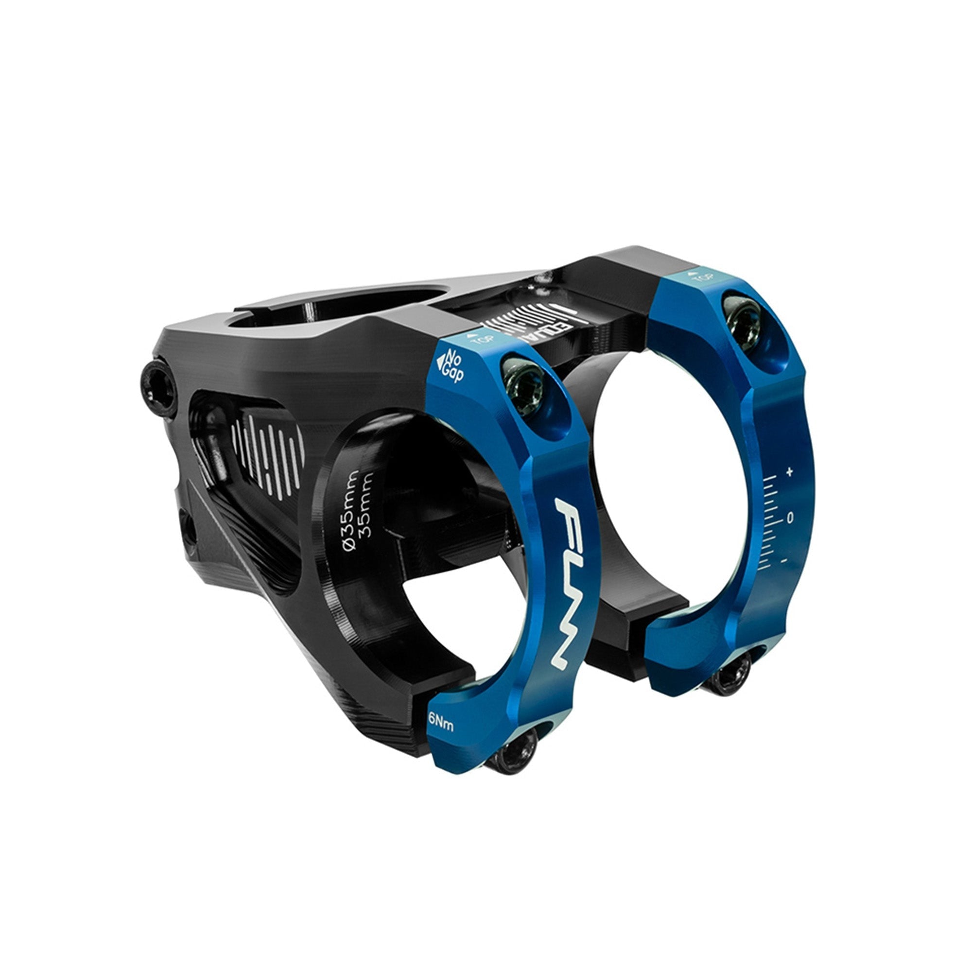 FUNN Equalizer MTB Stem 35mm x 31.8mm Blue | ABC Bikes