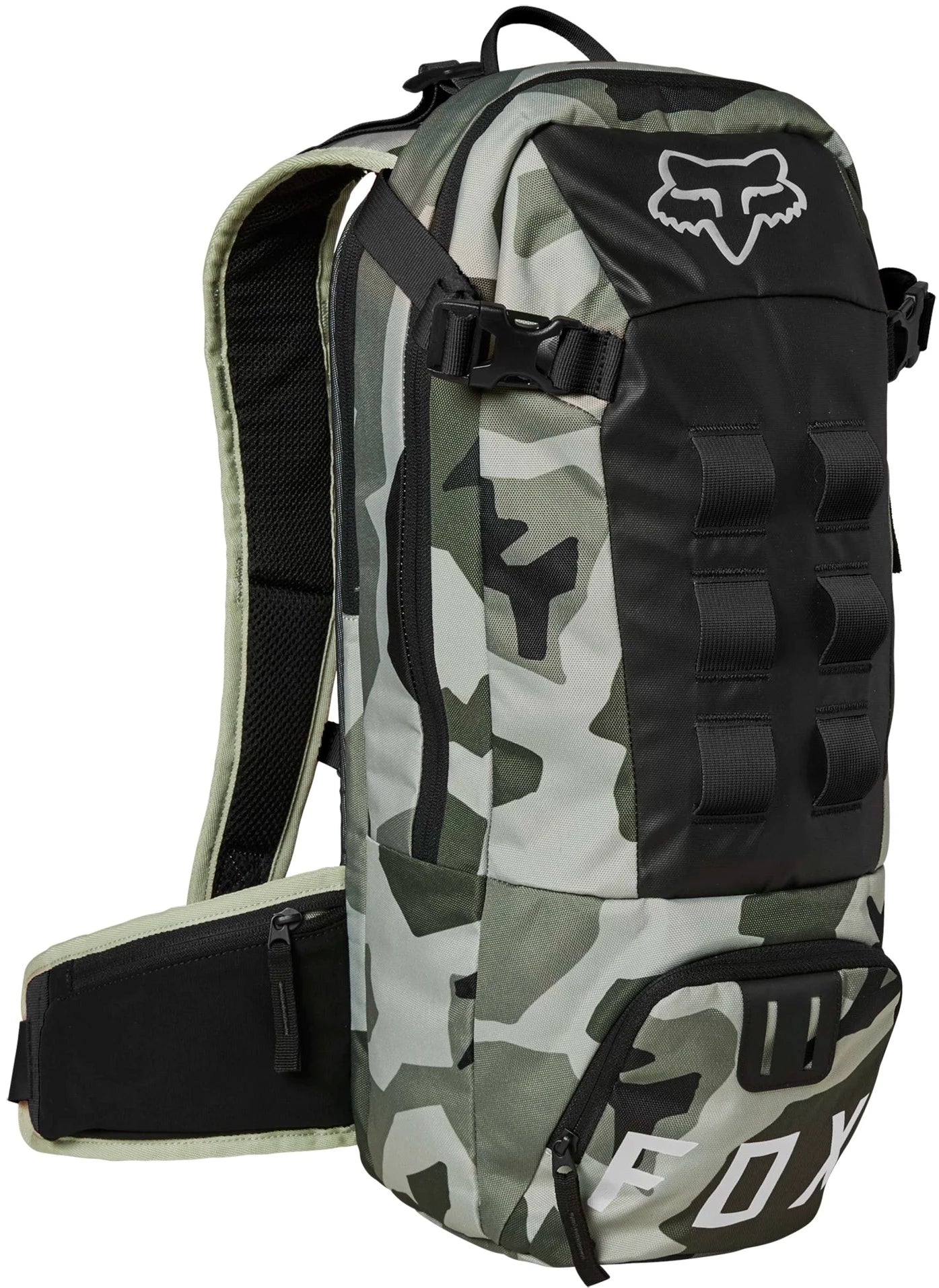 Fox Utility 18 3L hydration pack accessory with adjustable straps and blue color, designed for outdoor hydration and convenience.
