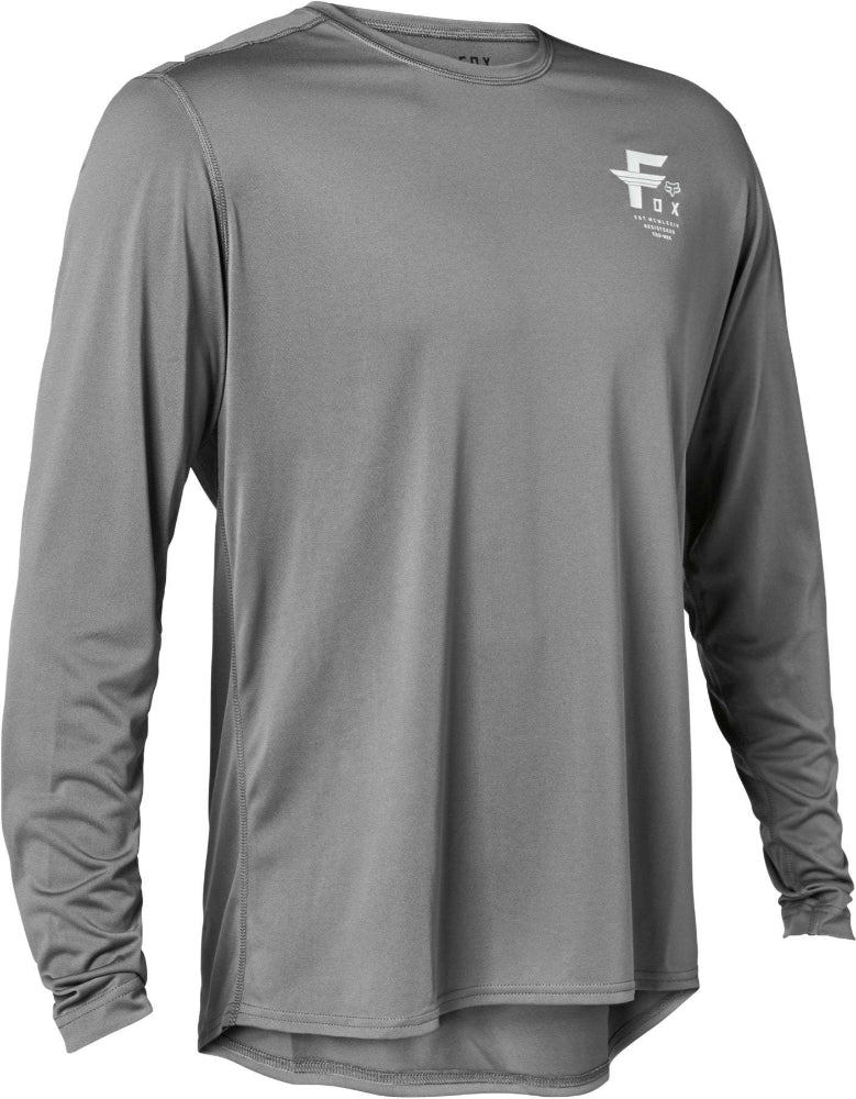 Fox Ranger Mens Big F LS MTB Jersey SM Dark Grey | ABC Bikes