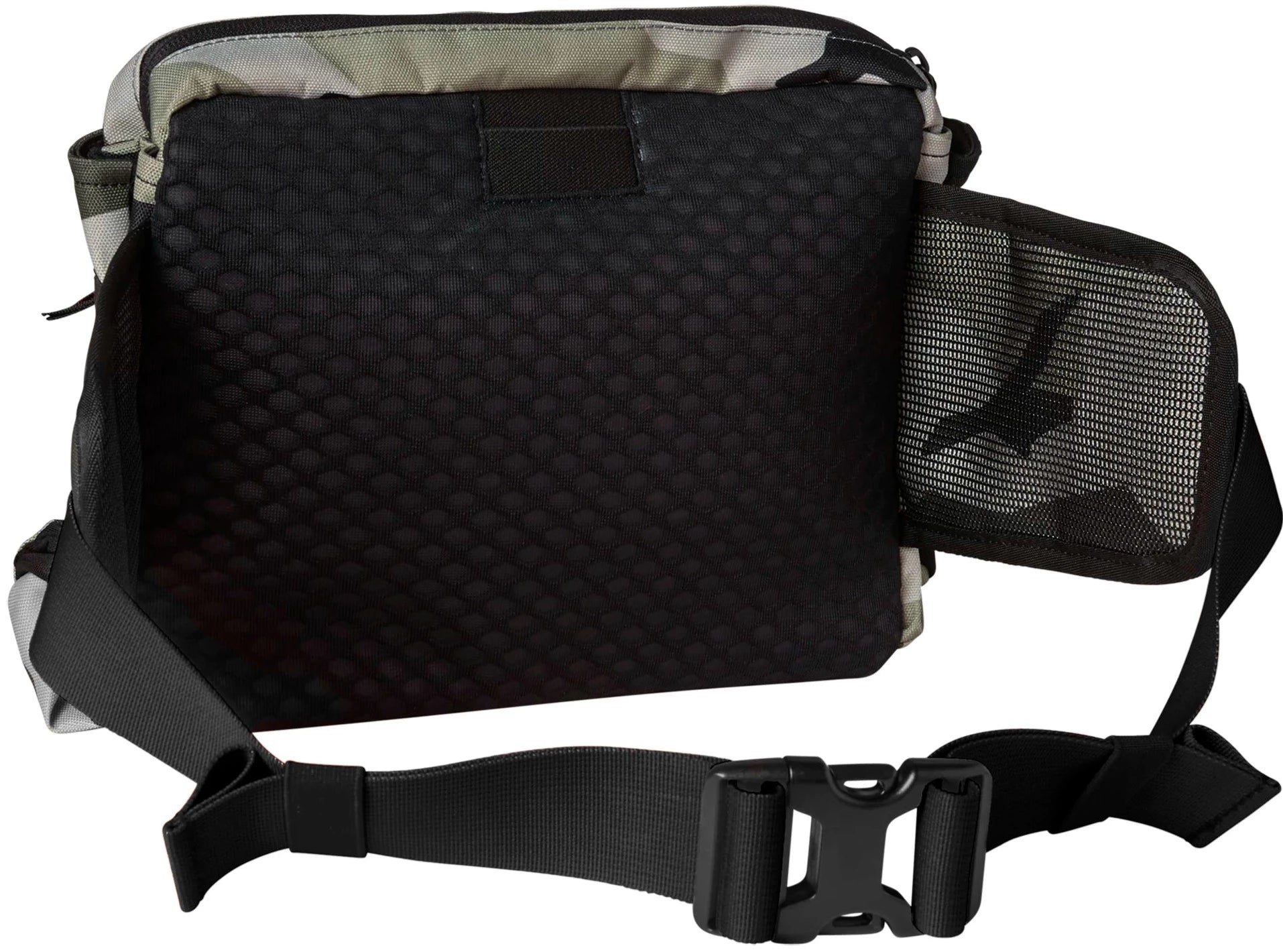 Fox Utility Lumbar 5 1.5L hydration pack with adjustable straps and durable design, ideal for outdoor activities and cycling.