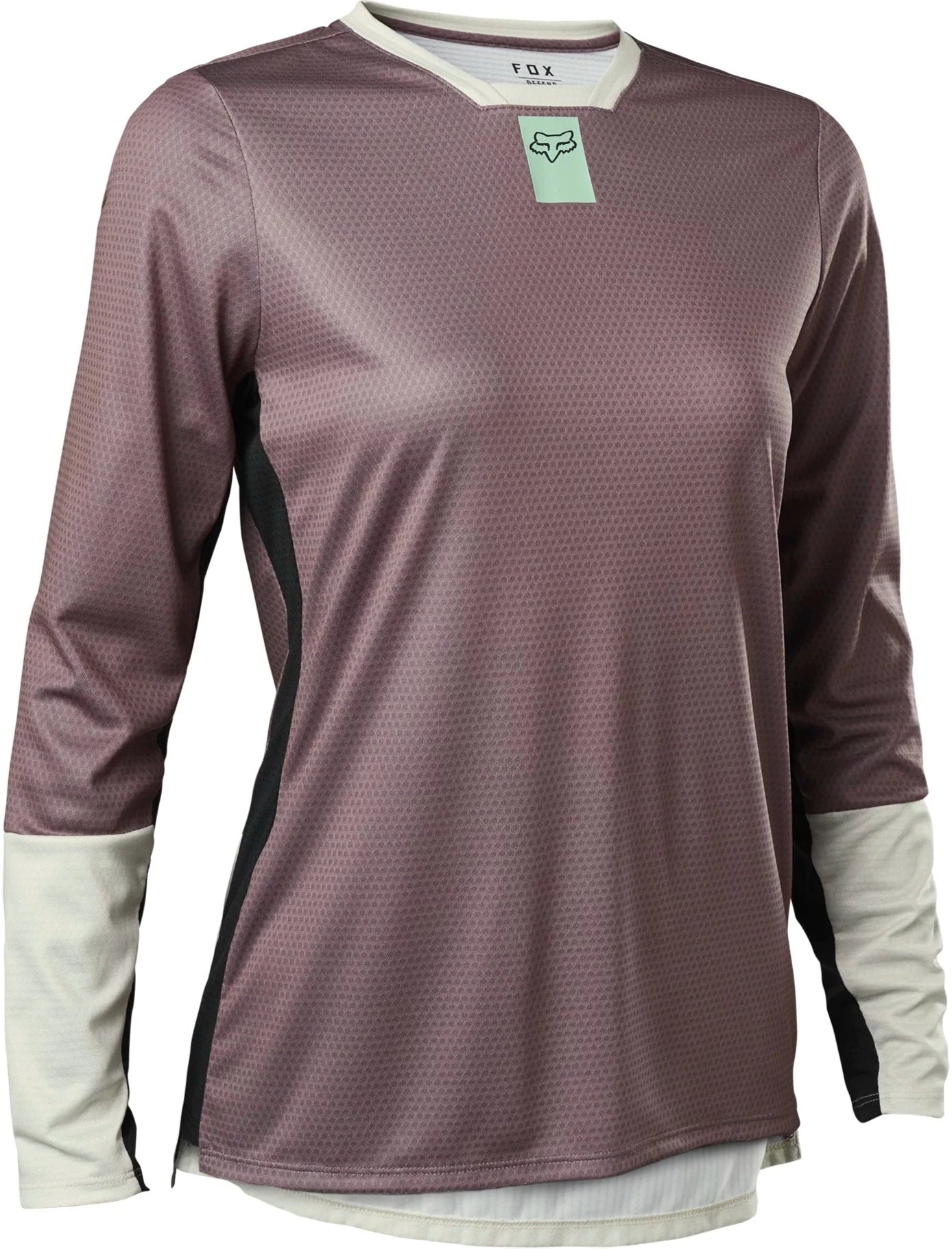 Fox Defend Womens LS MTB Jersey XS Plum Perfect | ABC Bikes