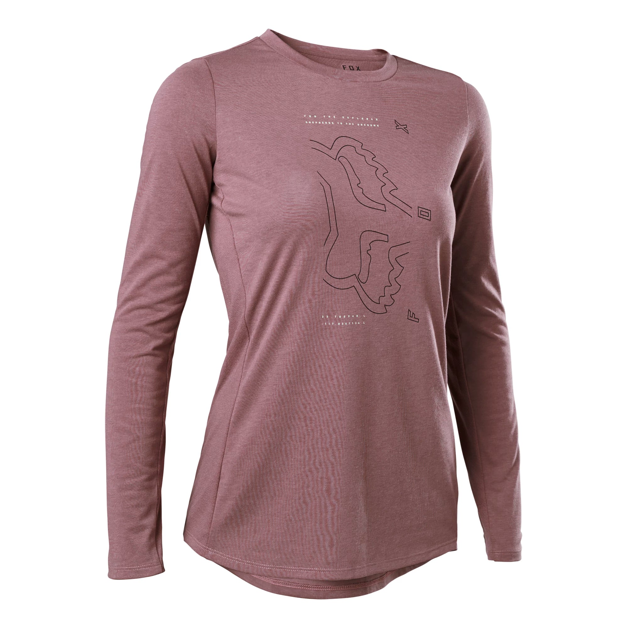 Fox Ranger DriRelease Womens LS MTB Jersey XS Plum Perfect | ABC Bikes