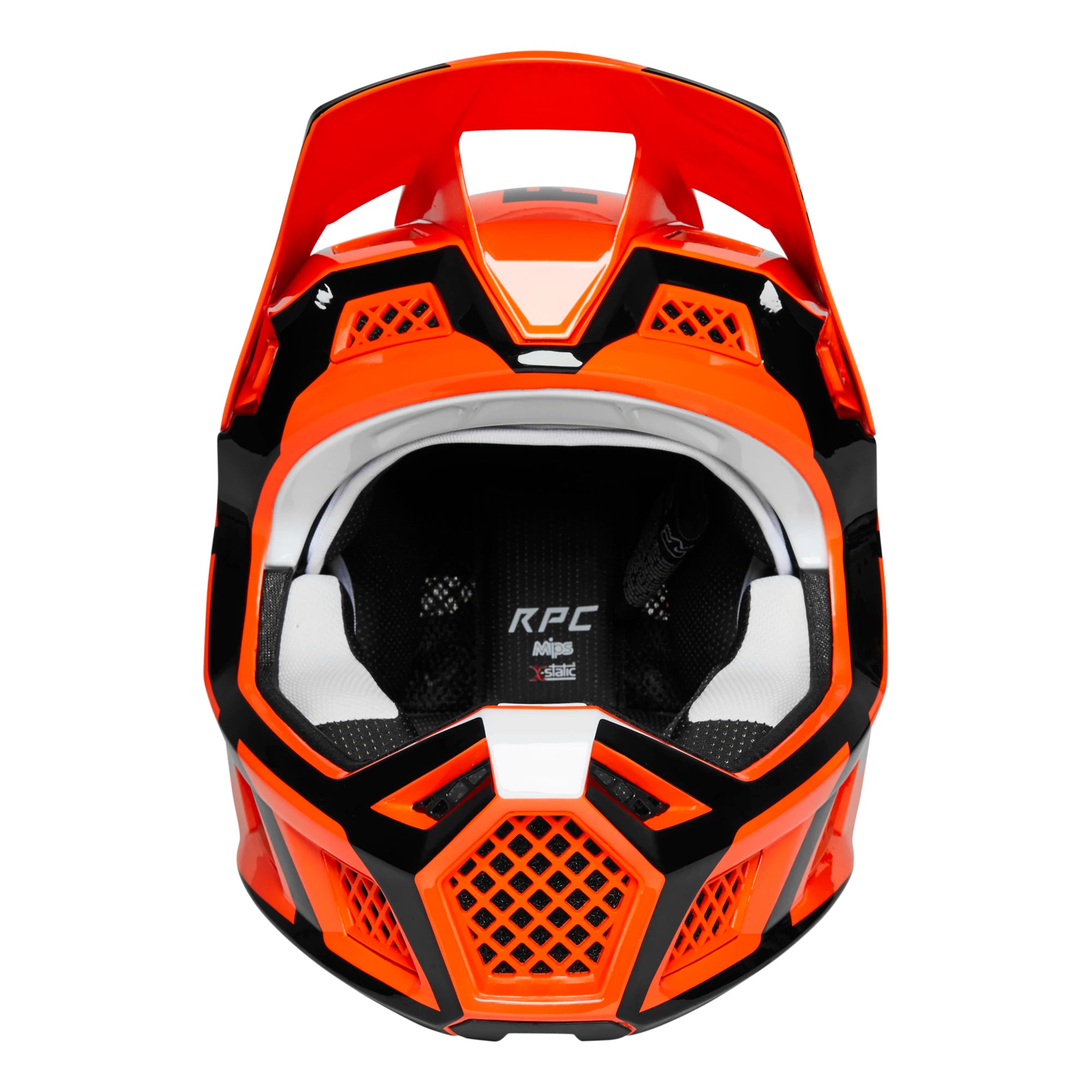 Fox Rampage Pro Carbon Divide MIPS Full Face Helmet LG / 59-60cm Fluro Orange | ABC Bikes