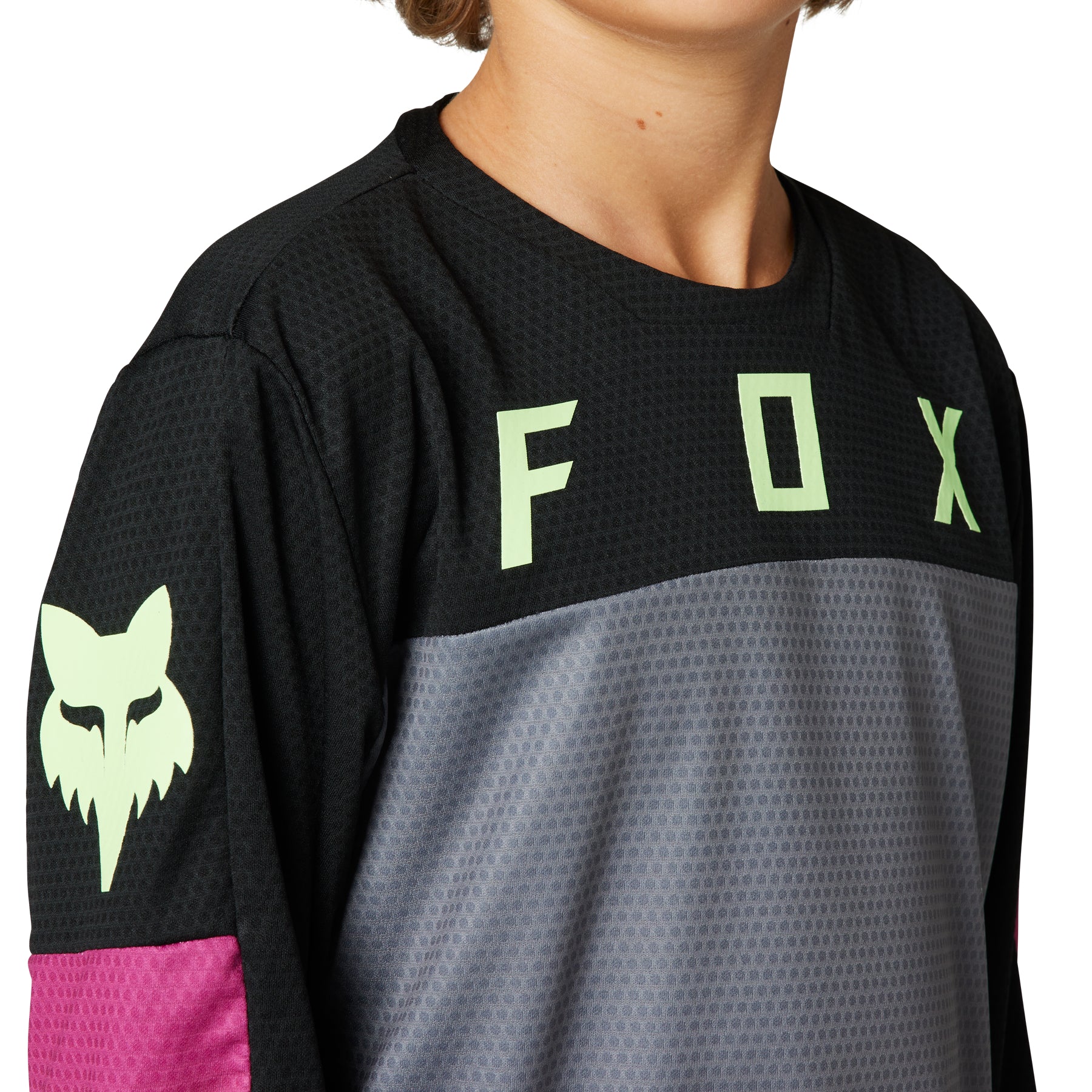 Fox Defend RACE Youth LS MTB Jersey - ABC Bikes