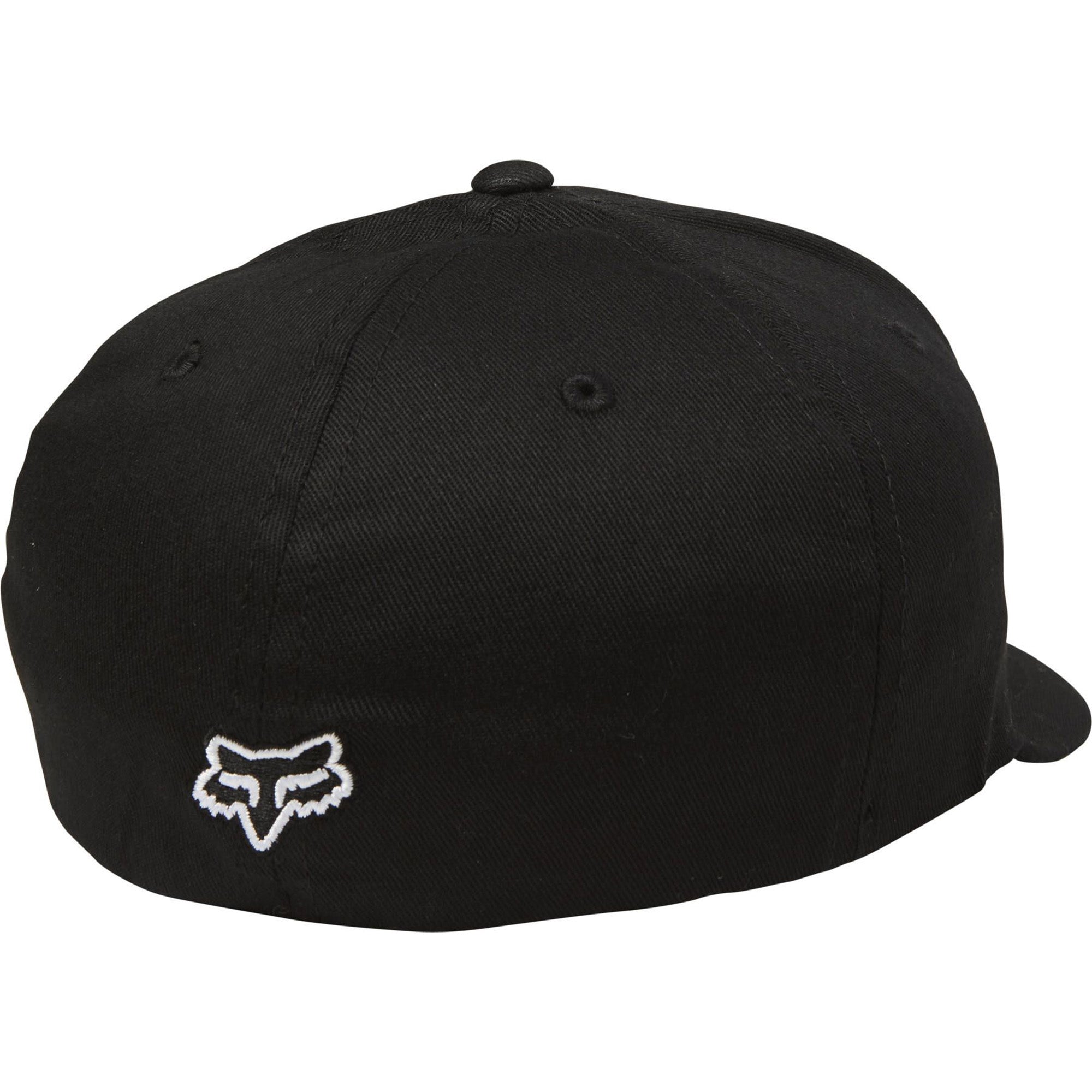 Fox Flex 45 Youth Flexfit Hat Black/White | ABC Bikes