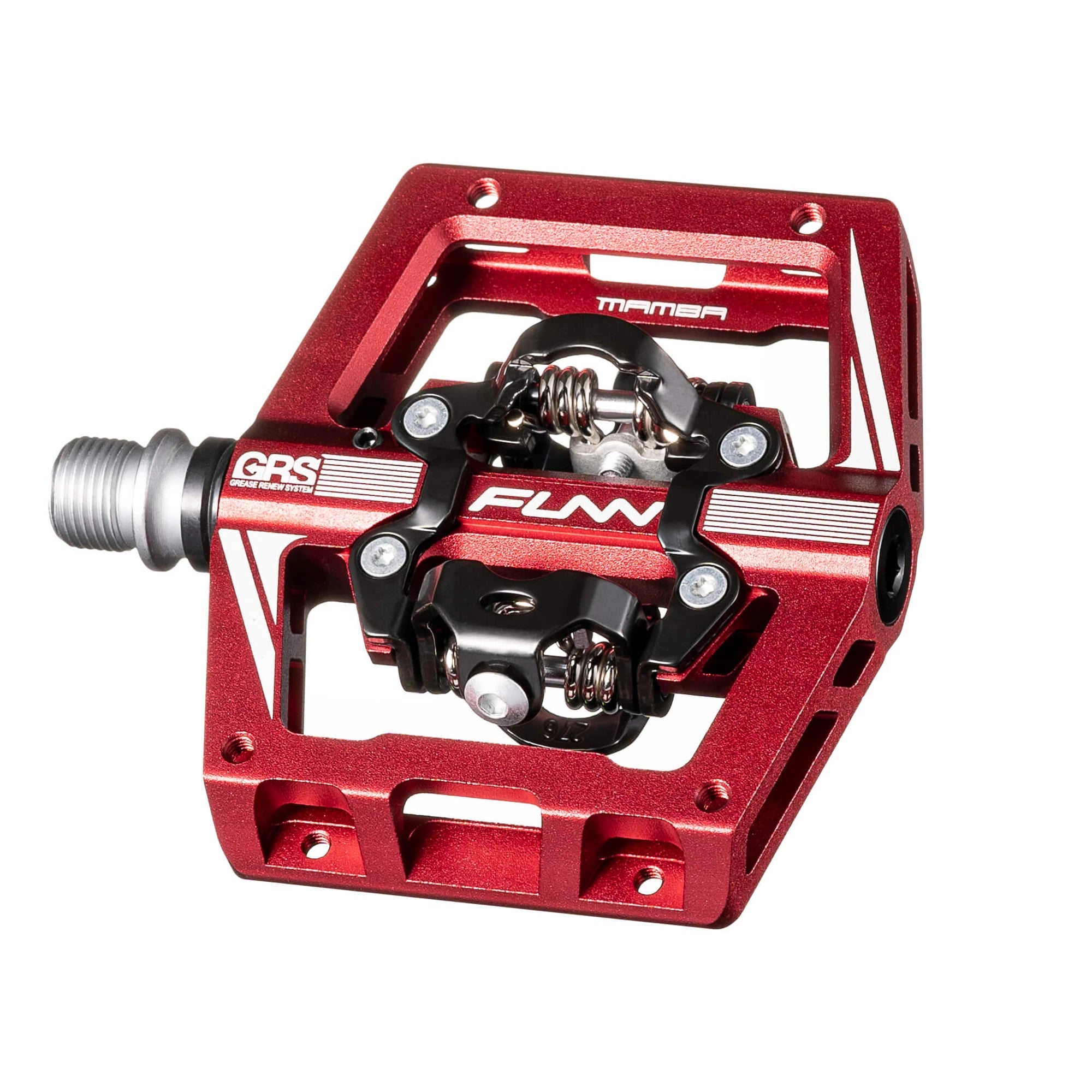 FUNN Mamba S two-side SPD MTB pedals with durable body and clip-in design for mountain biking.