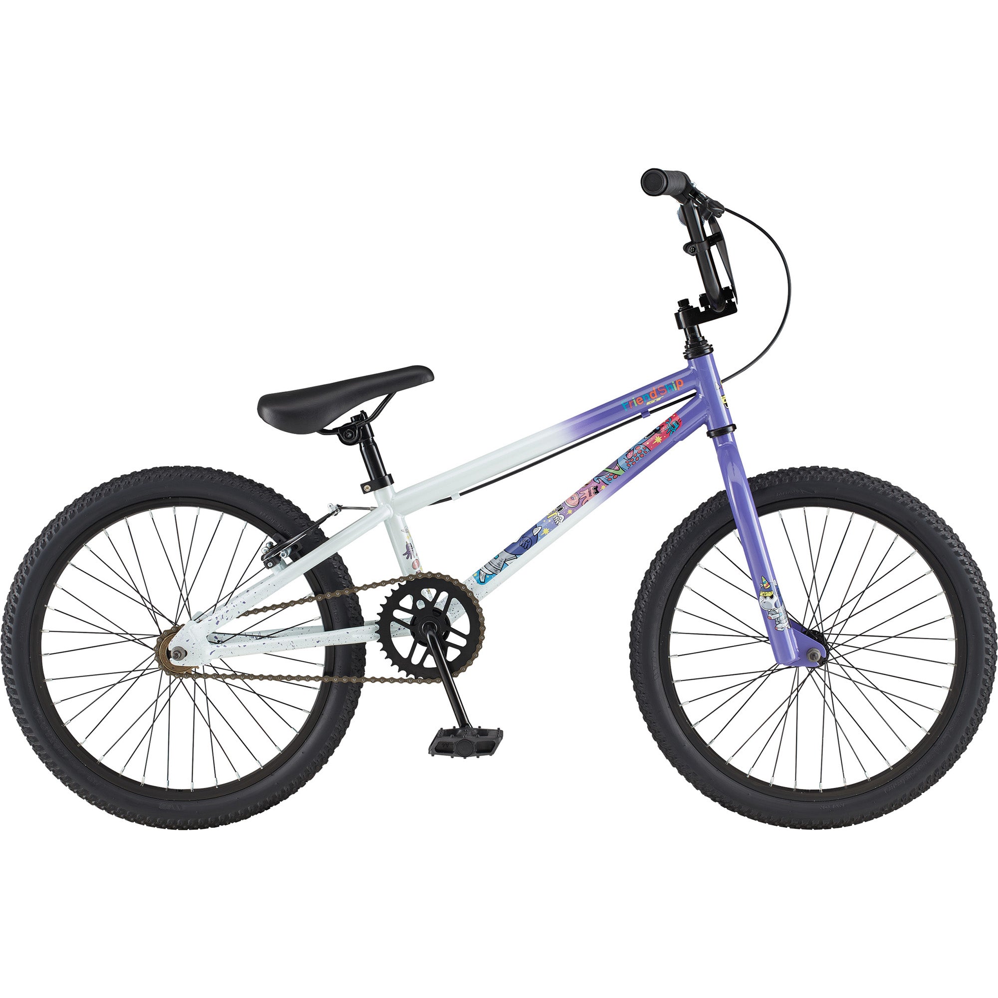 2022 GT Friend Ship 18.50 TT White/Purple Fade | ABC Bikes