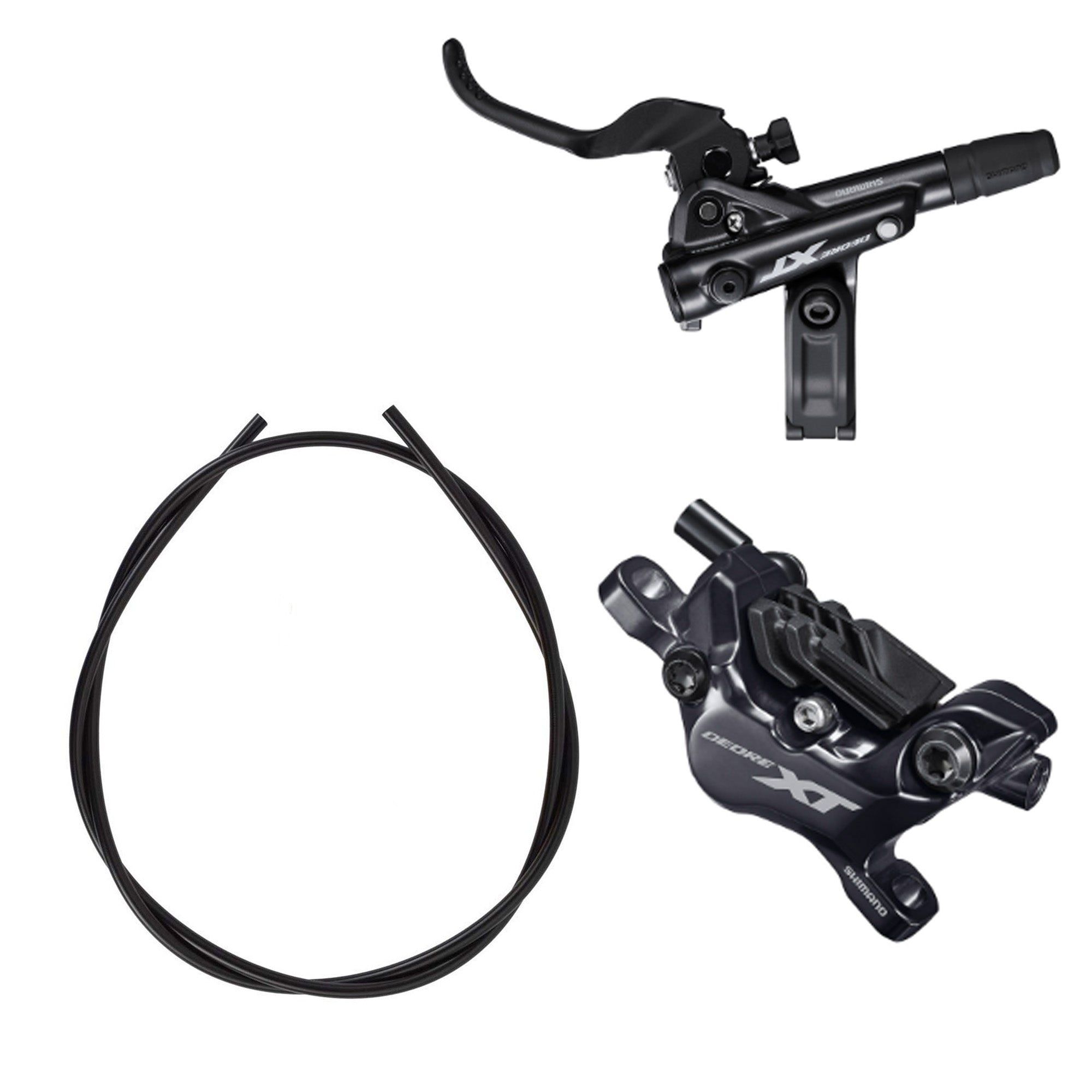 Shimano XT M8120 4-Piston Hydraulic Disc Brake Rear Black | ABC Bikes