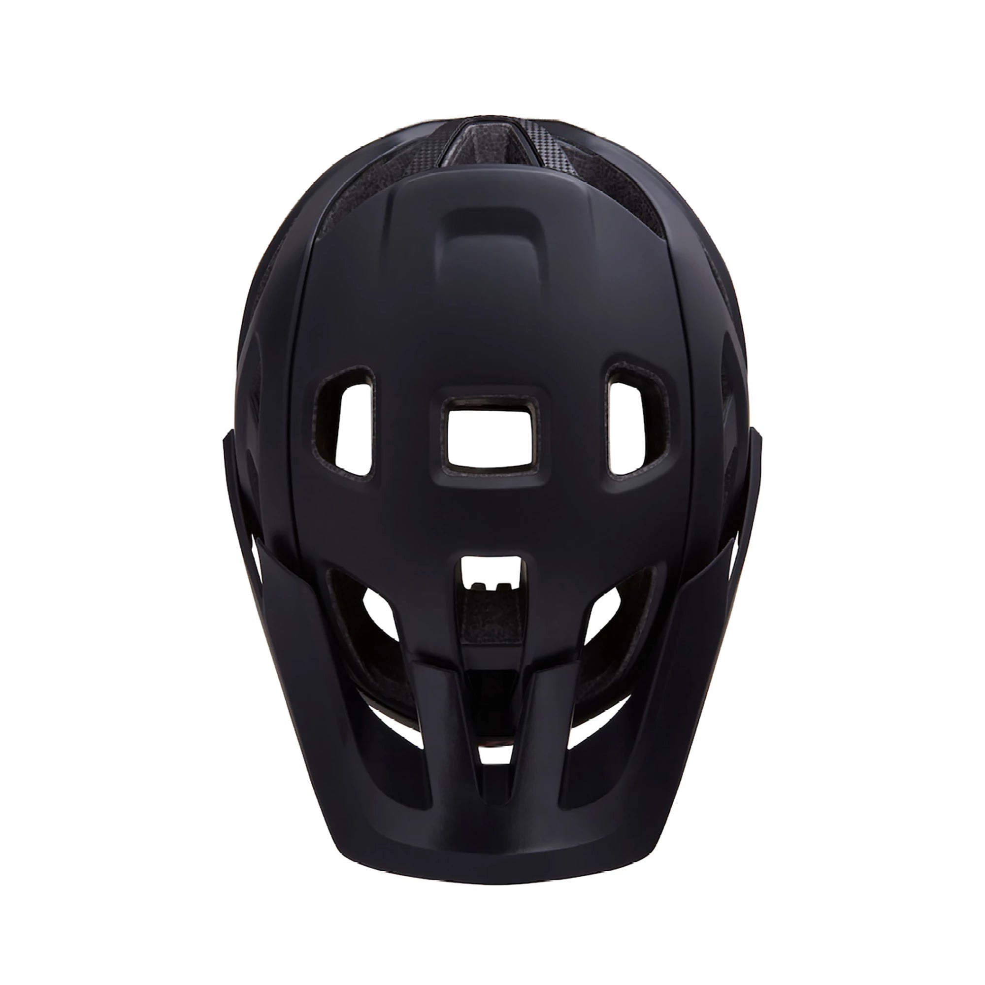 Lazer Jackal KinetiCore MTB helmet in matte blue-green with adjustable straps and ventilation for mountain biking.