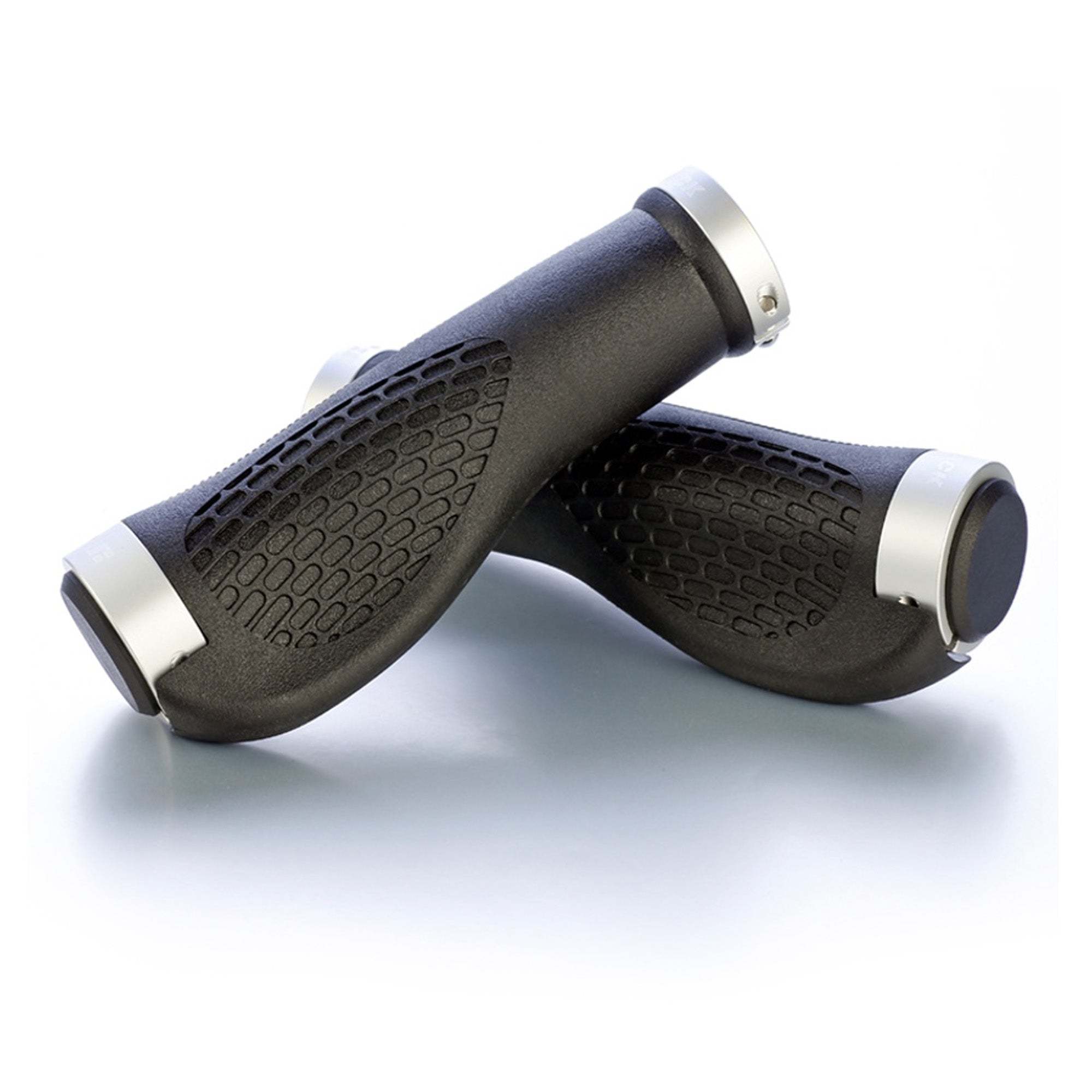 Jetblack Ergo Lock-On MTB Grips Black | ABC Bikes