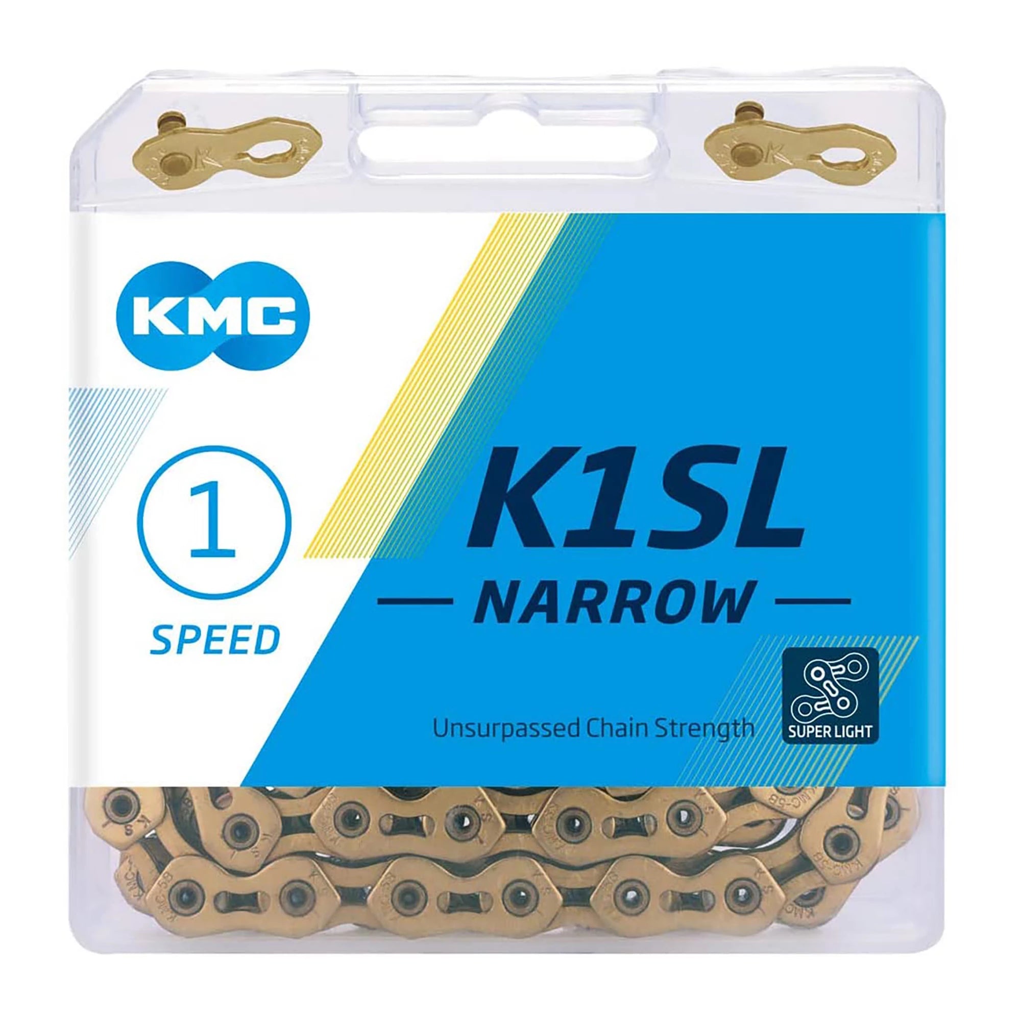 KMC K1 SL BMX Chain 1/2 x 3/32 Gold | ABC Bikes
