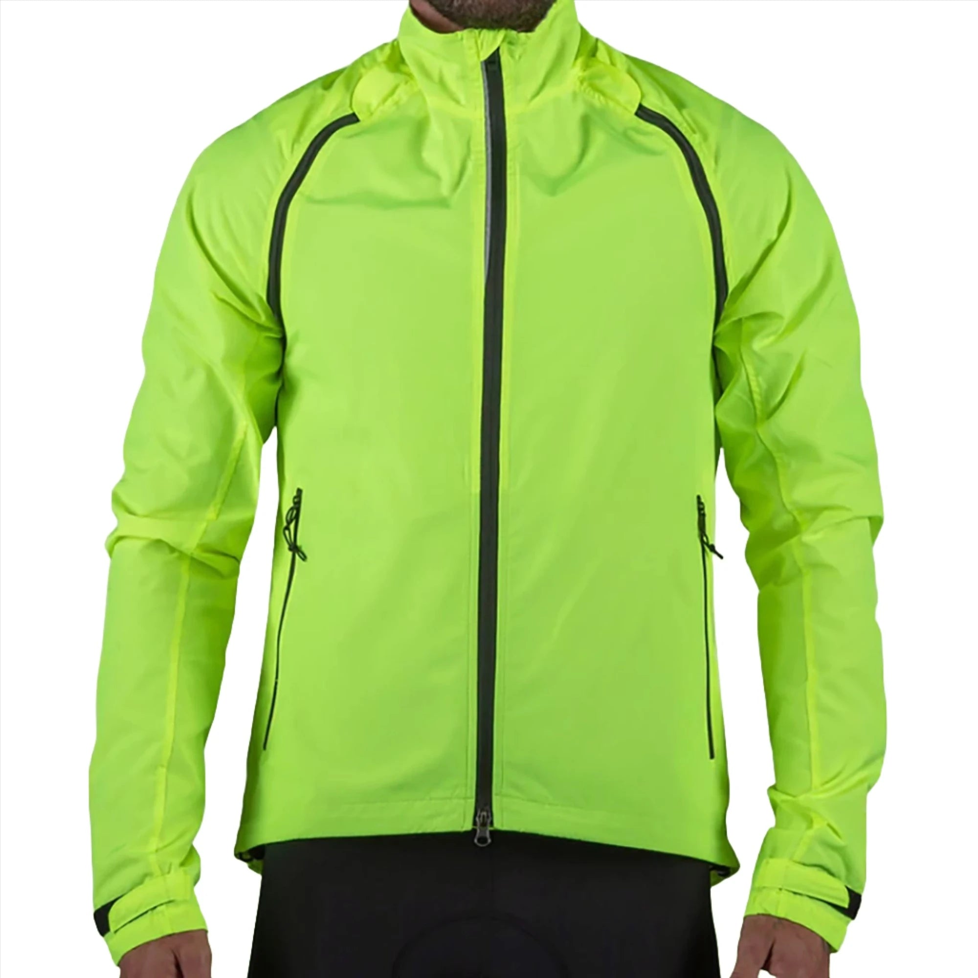 Bellwether Velocity Convertible Mens Jacket SM Hi-Vis | ABC Bikes