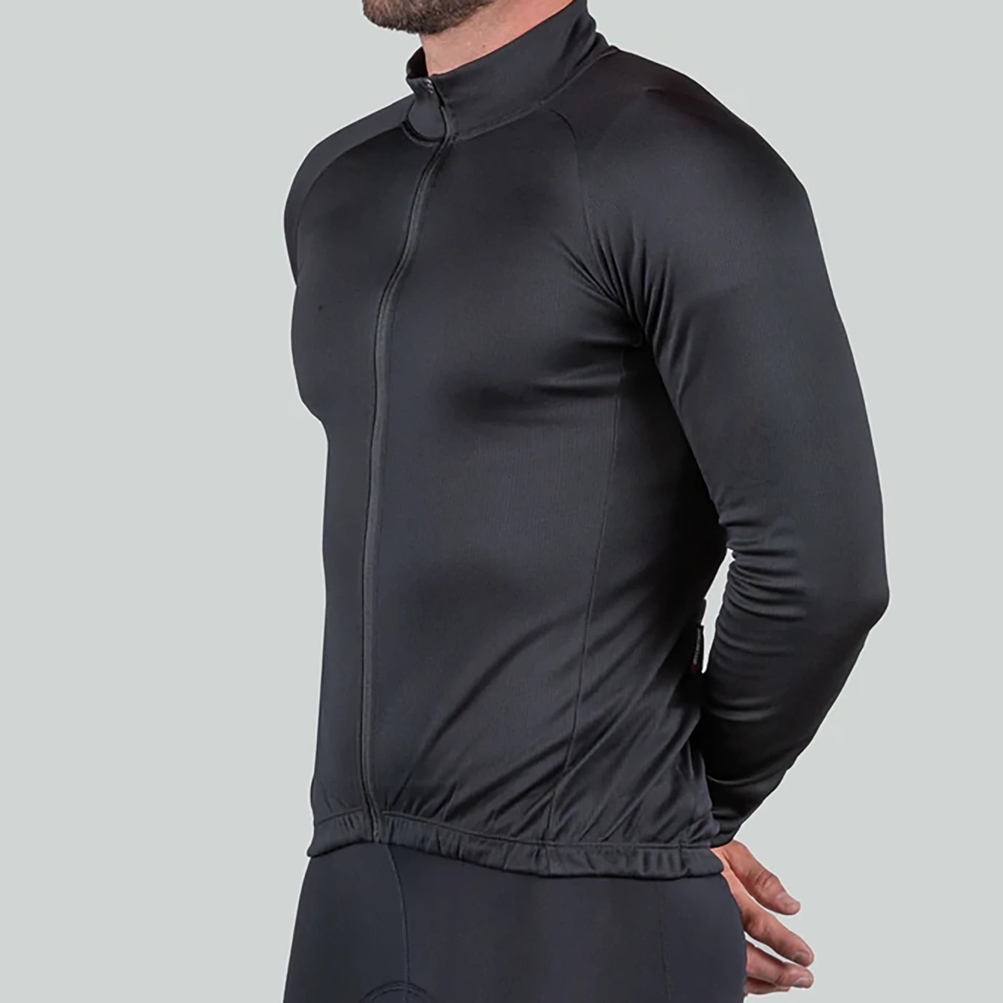 Bellwether Draft Mens LS Jersey SM Black | ABC Bikes