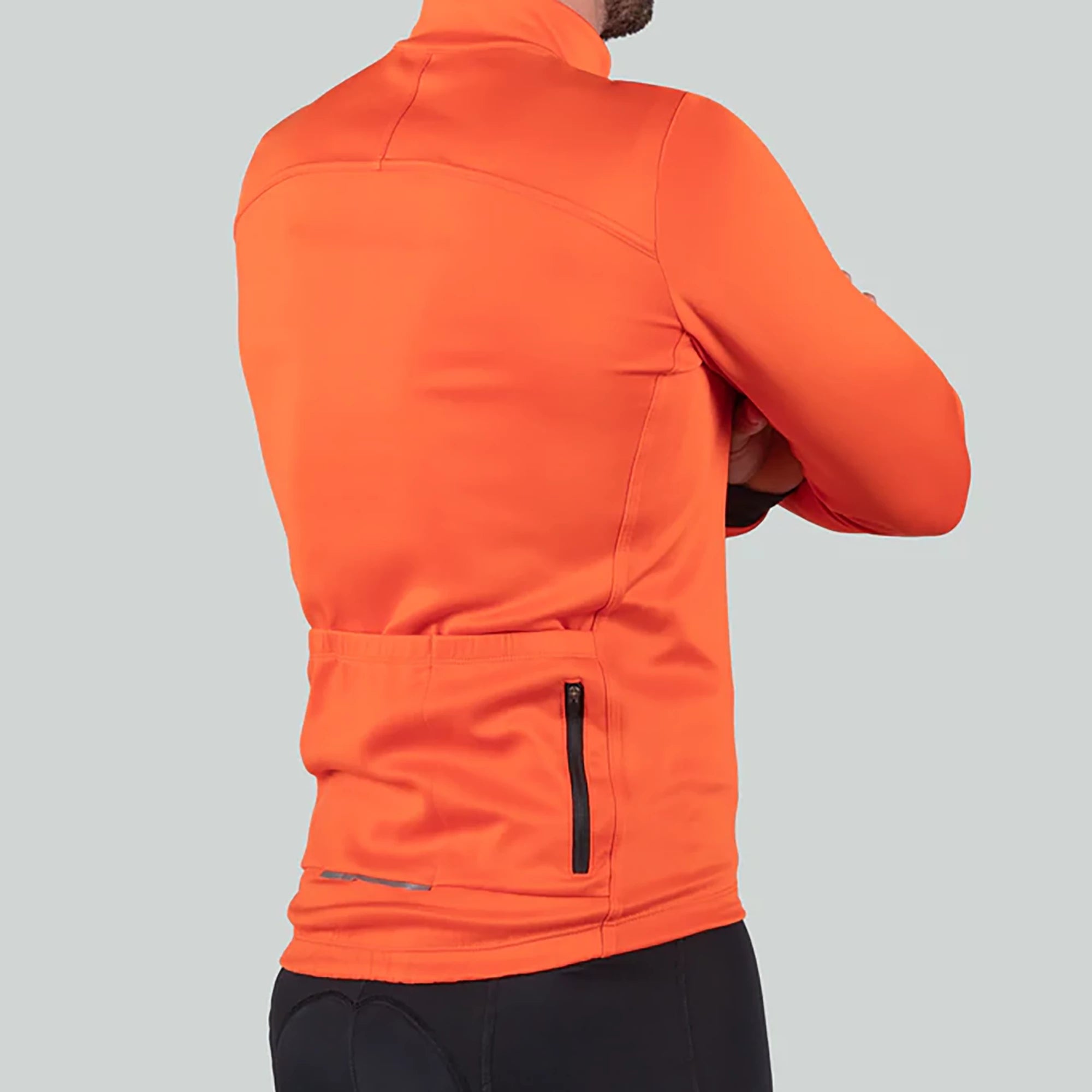 Bellwether Prestige Thermal Mens LS Jersey SM Orange | ABC Bikes