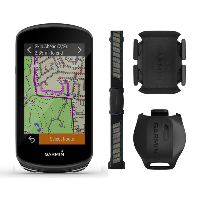 Garmin Edge 1030 Plus GPS Computer Sensor Bundle Black | ABC Bikes