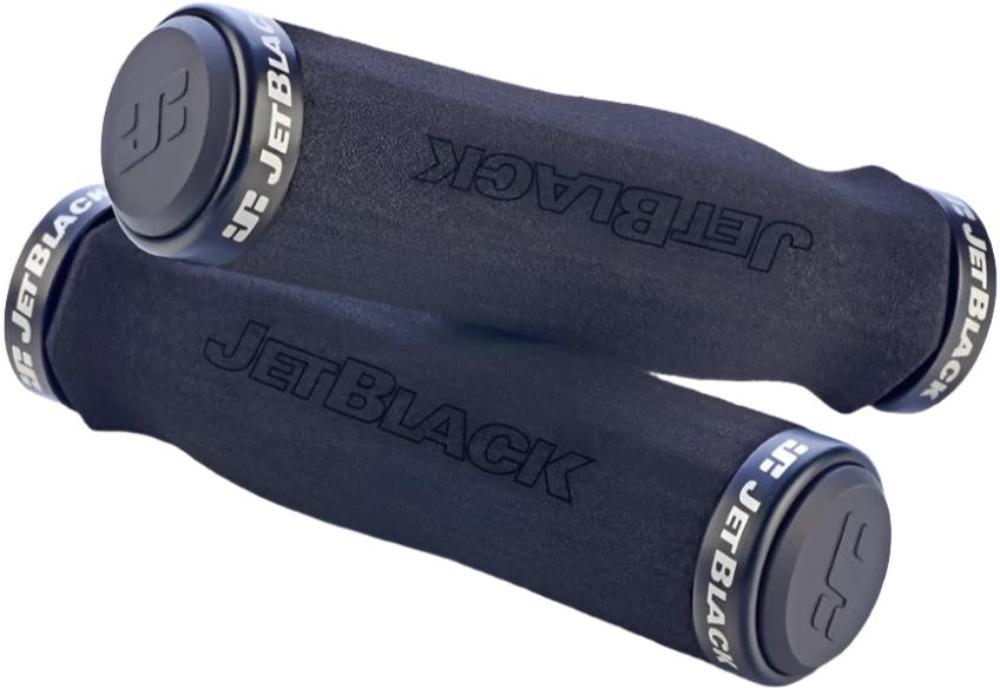 Jetblack Softy Foam Lock-On MTB Grips Black/Black | ABC Bikes