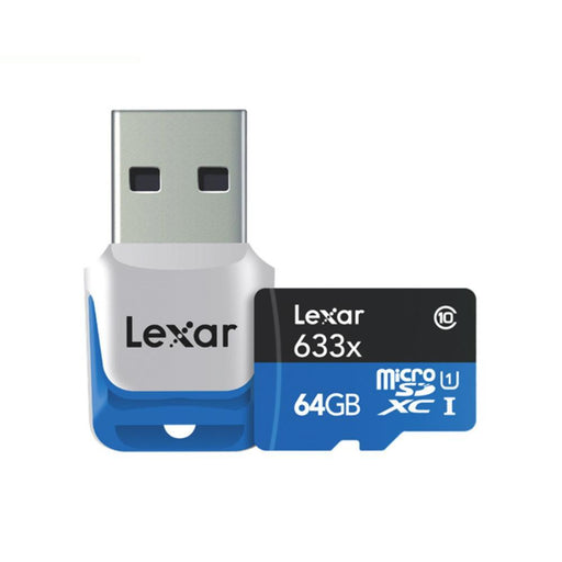 Lexar 633X 64GB Micro SD Card USB3 Adaptor | ABC Bikes