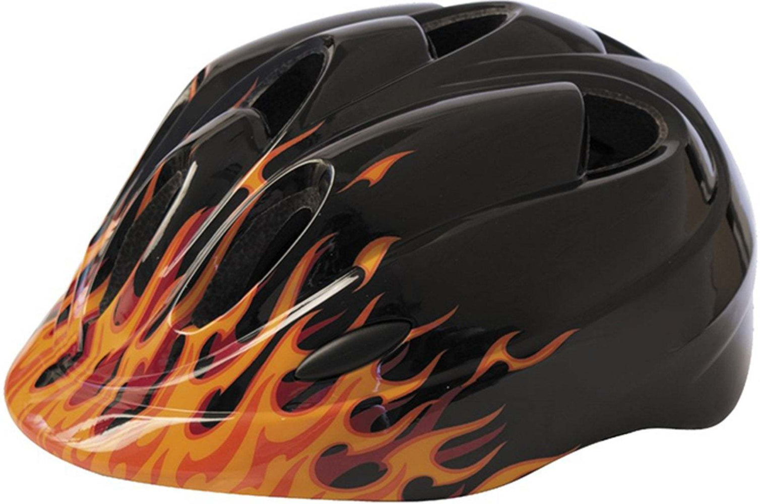 Azur T26 Kids Helmet unisize / 46-50cm Black Flame | ABC Bikes