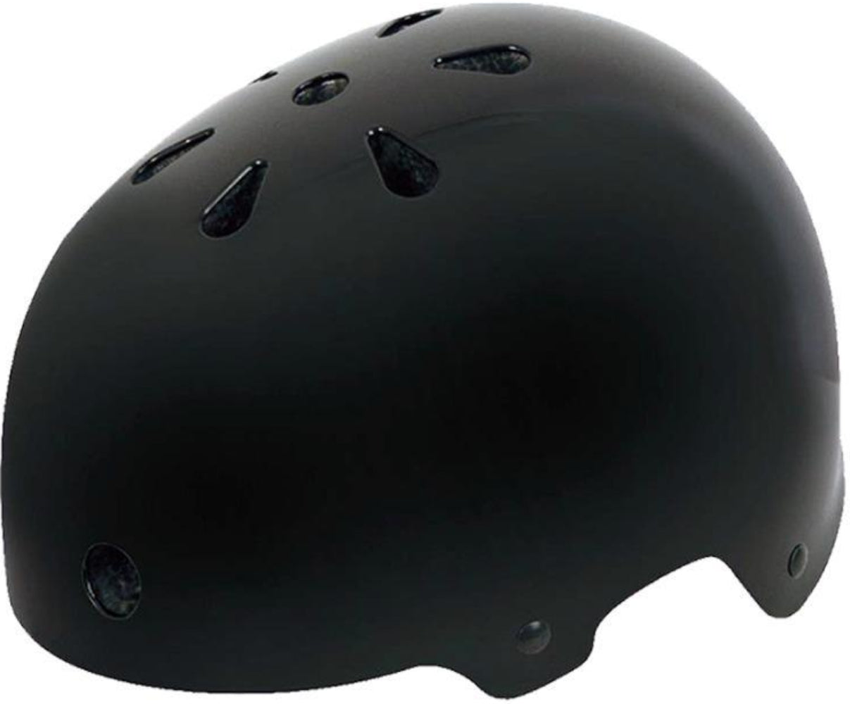 Azur U80 BMX Helmet LG / 58-62cm Gloss Black | ABC Bikes
