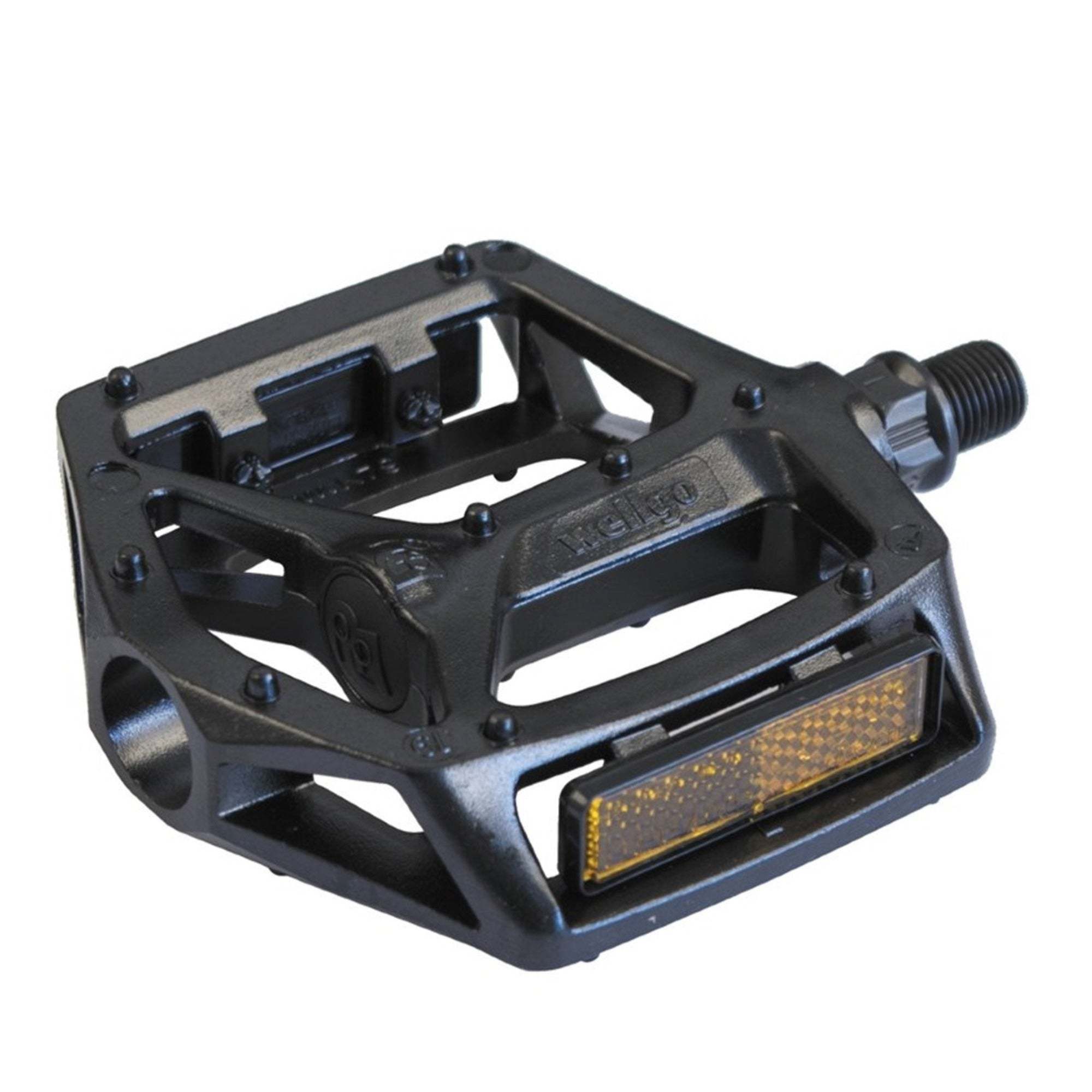 Azur Rail Alloy BMX Platform Pedals 1/2" Black | ABC Bikes