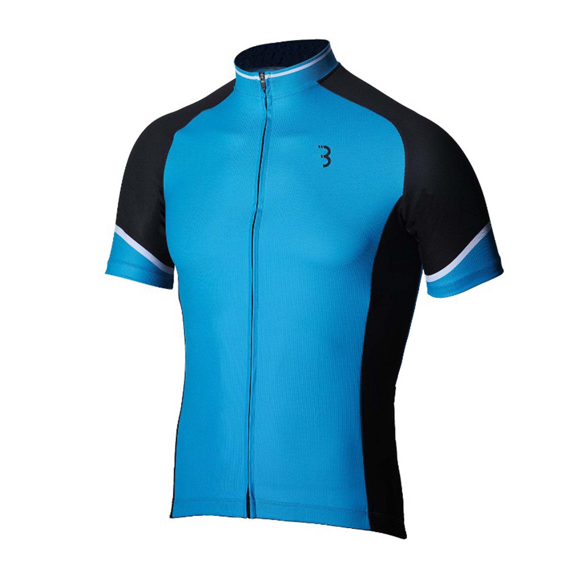BBB ComfortFit SS Mens Jersey SM Blue/Black/White | ABC Bikes