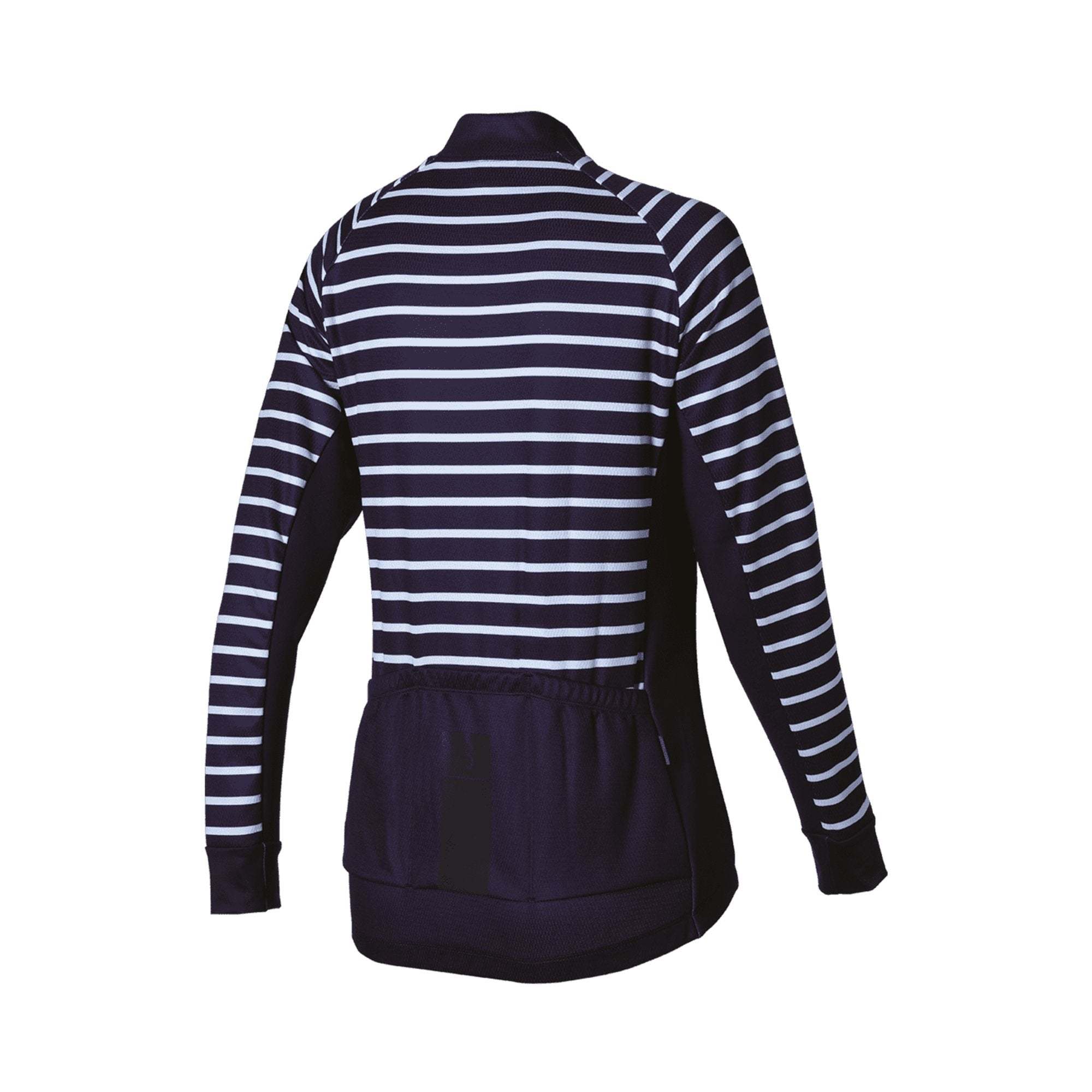 BBB Omnium LS Womens Jersey XS Navy Stripes | ABC Bikes