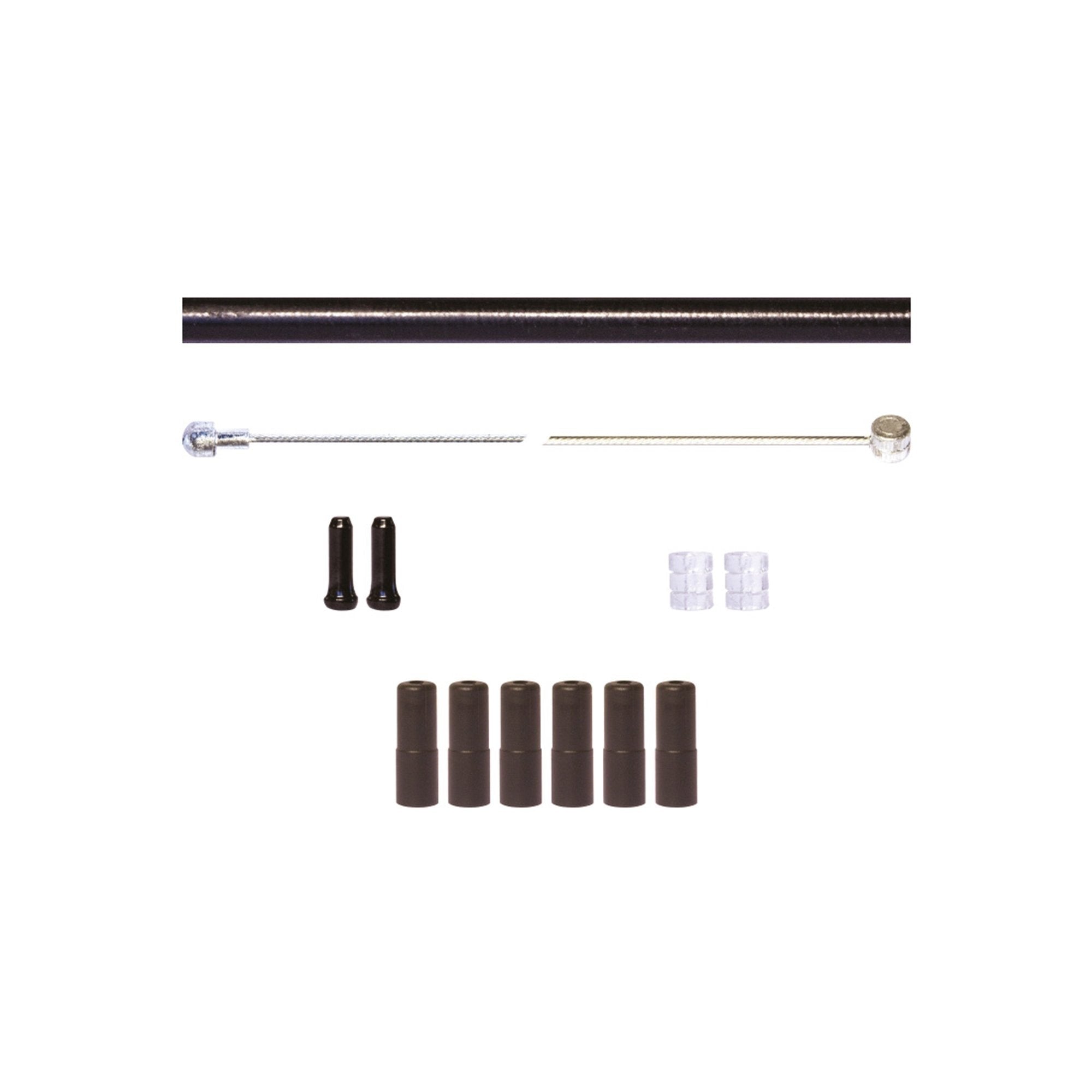 Clarks Stainless Universal Brake Cable Kit Black | ABC Bikes