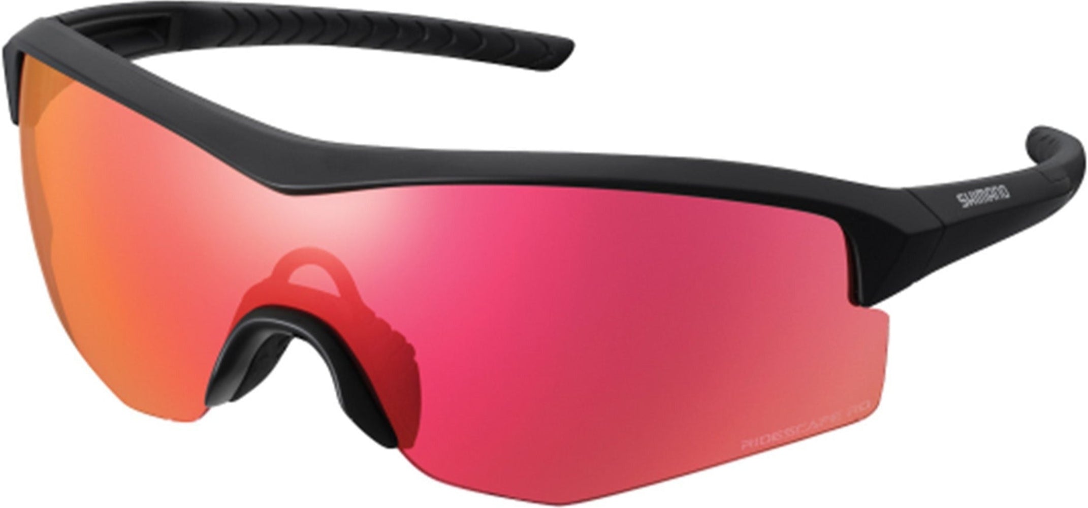 Shimano Spark Glasses Matt Black / Ridescape Road | ABC Bikes