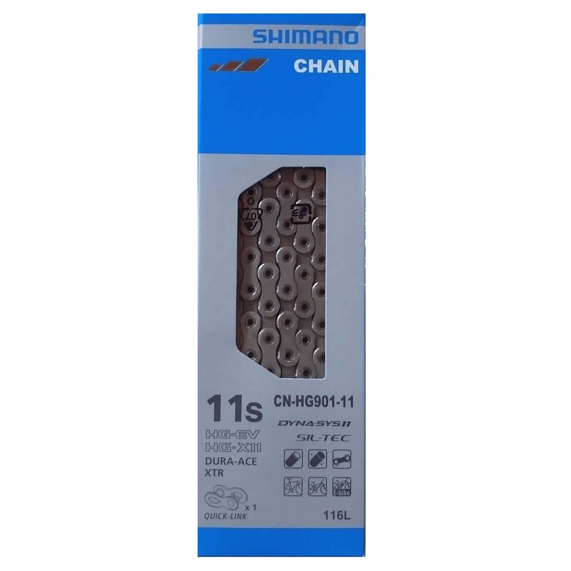 Shimano Dura-Ace/XTR HG901 11sp Chain | ABC Bikes