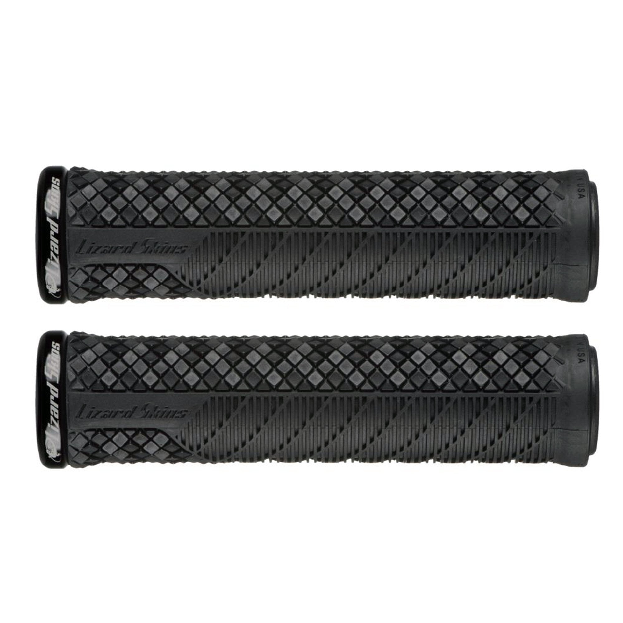Lizard Skins Charger Evo Lock-On Grips Black | ABC Bikes
