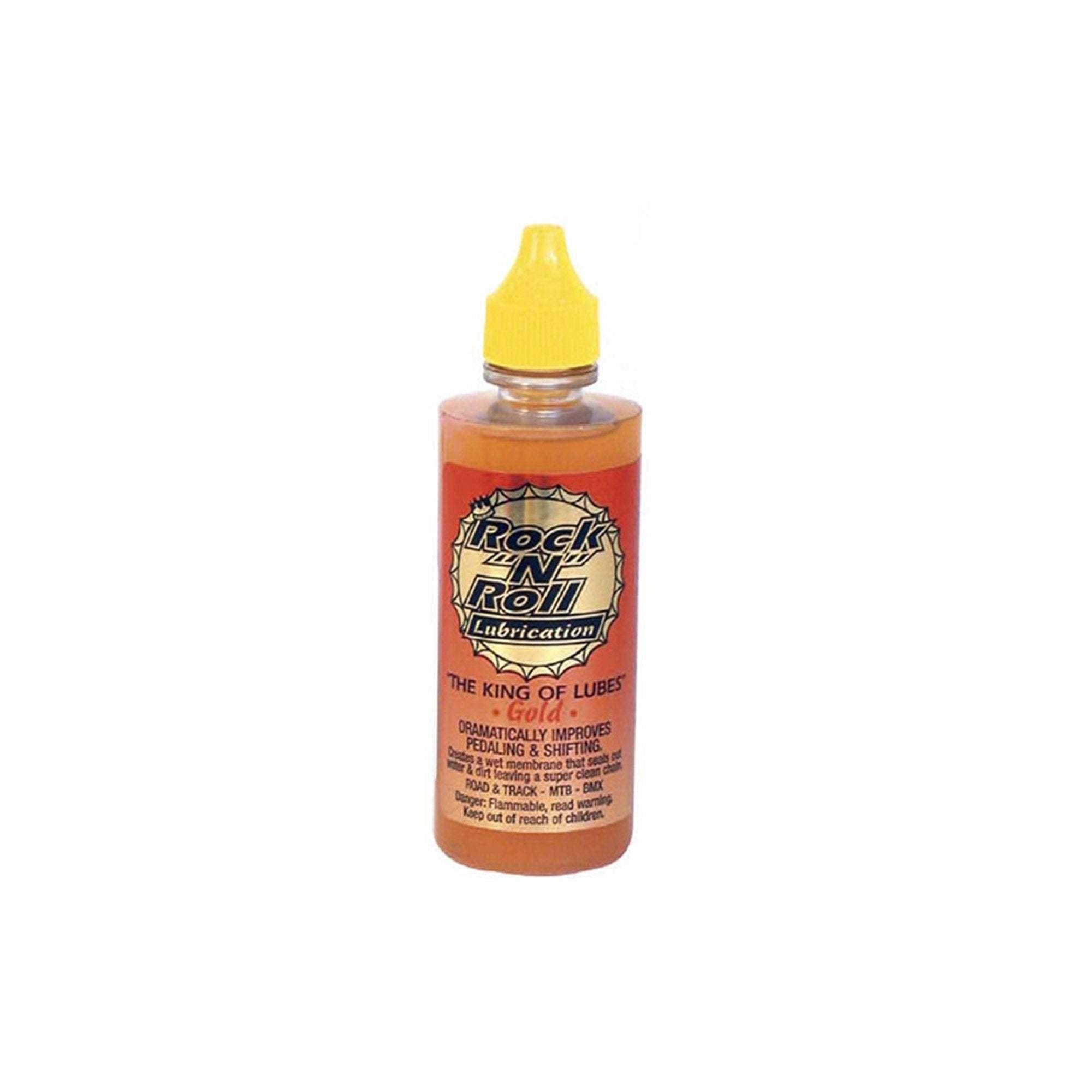 Rock N Roll Gold Chain Lube 4oz | ABC Bikes