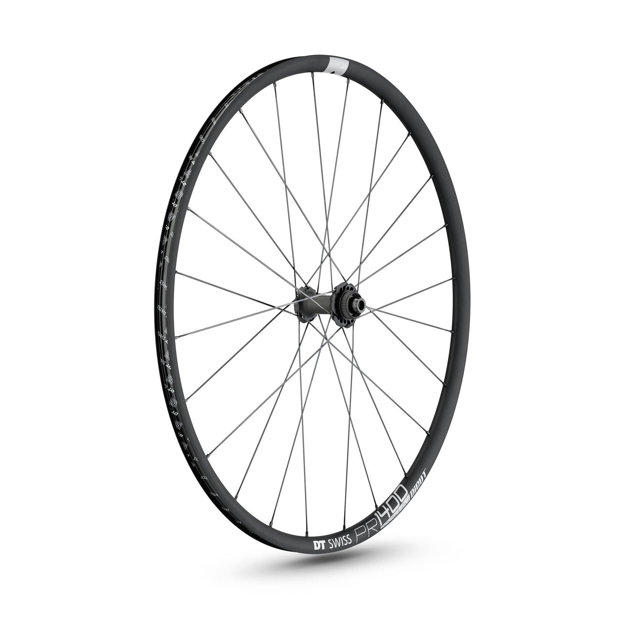 DT Swiss PR 1400 Dicut 21 Tubeless Disc Wheel 100x12 Centerlock | ABC Bikes