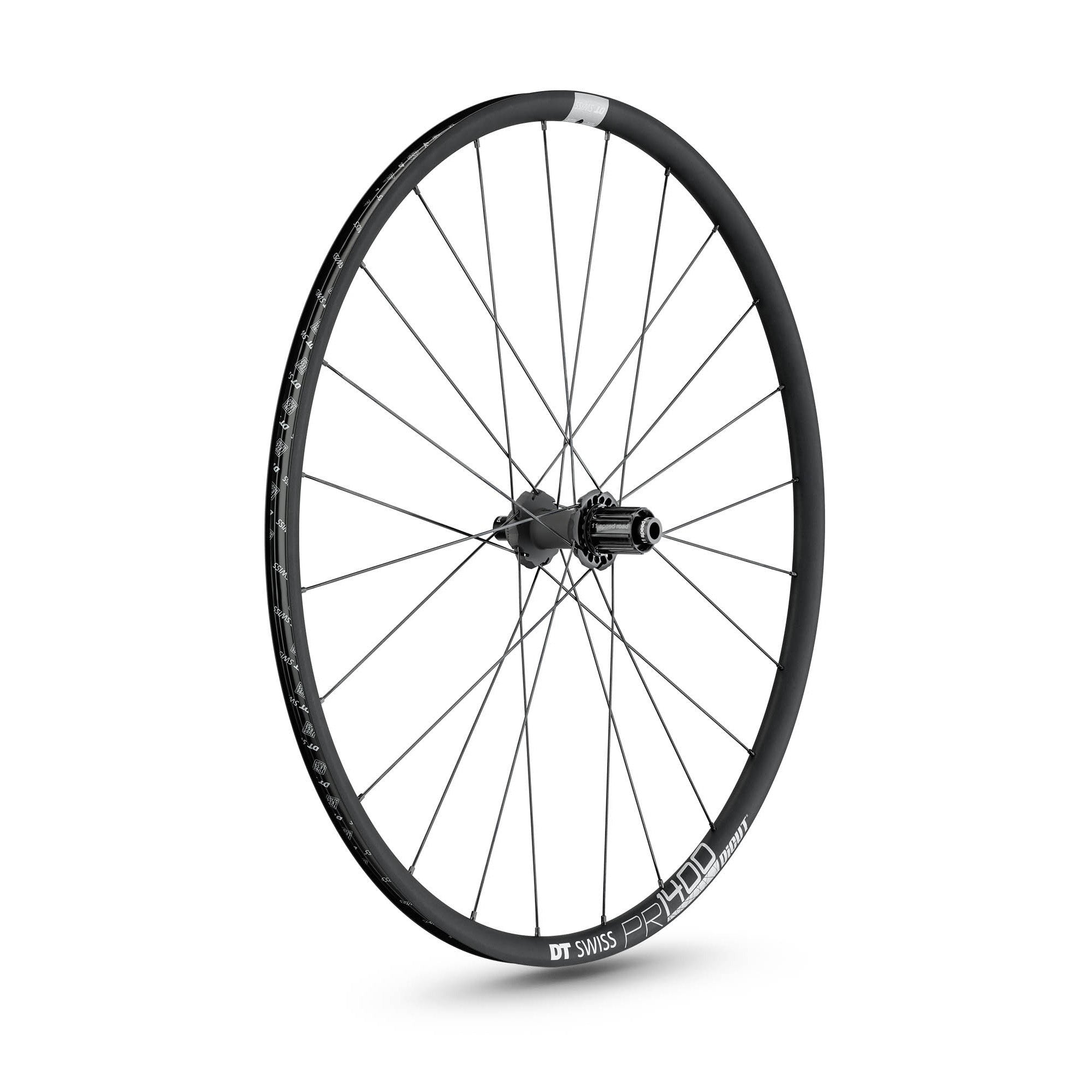 DT Swiss PR 1400 Dicut 21 Tubeless Disc Wheel 142x12 Centerlock Shimano HG / SRAM XDR | ABC Bikes
