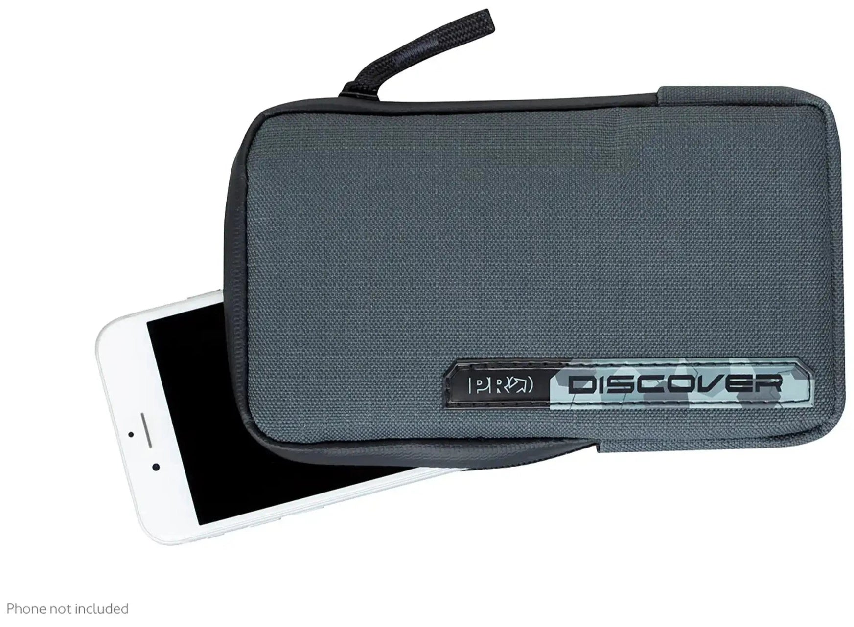PRO Discover Gravel Phone Pouch, durable accessories with gravel-textured material, designed to hold smartphones securely.
