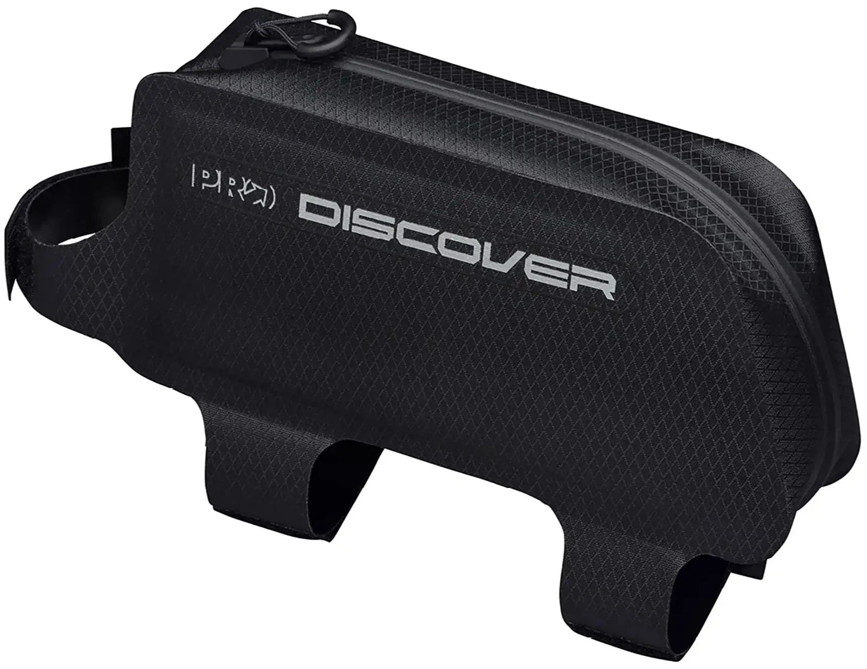 PRO Discover Team gravel top tube bag, durable cycling accessory with secure straps and compact storage for bike rides.