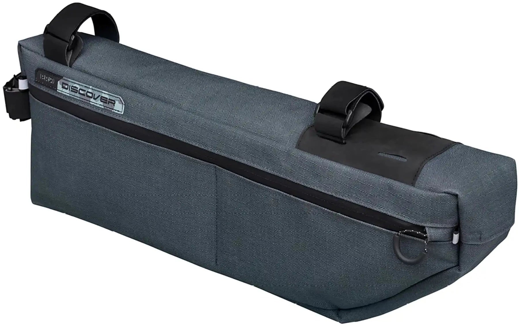 PRO Discover Gravel Frame Bag attached to a bike frame, made of durable accessories material for cycling adventures.