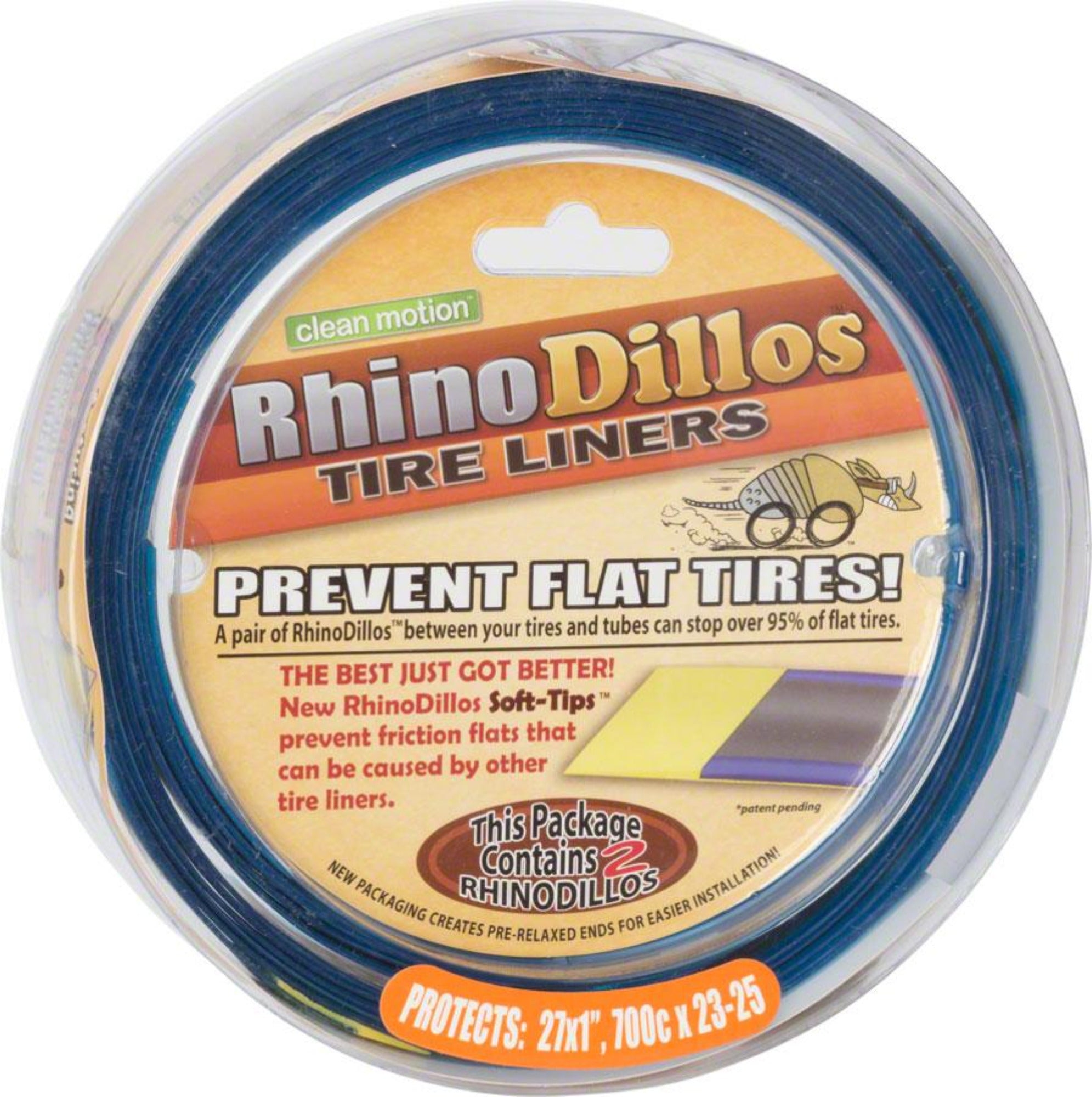 Rhinodillos Tyre Liners 700 x 23-25 Orange | ABC Bikes
