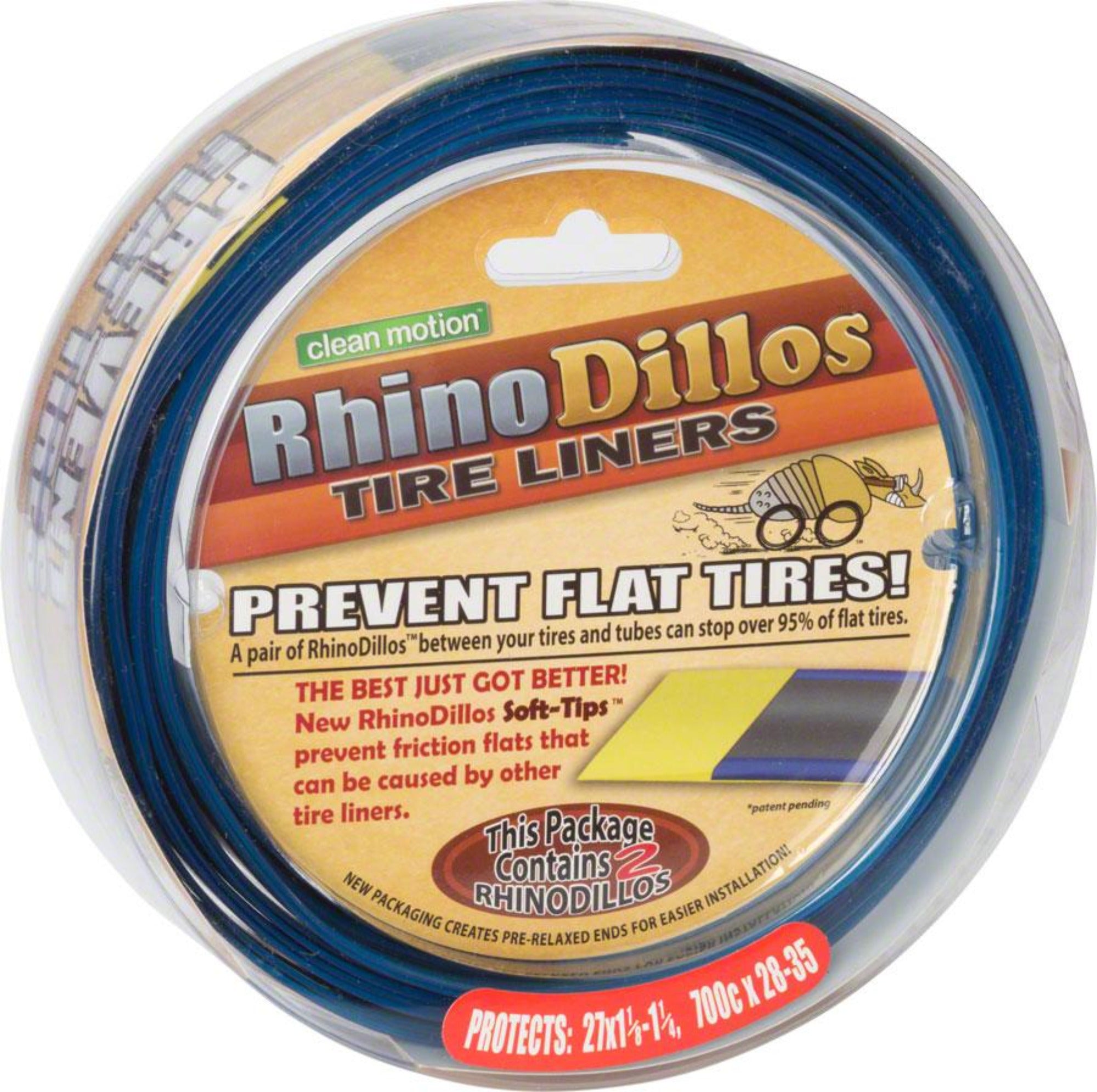 Rhinodillos Tyre Liners 700 x 28-35 Red | ABC Bikes