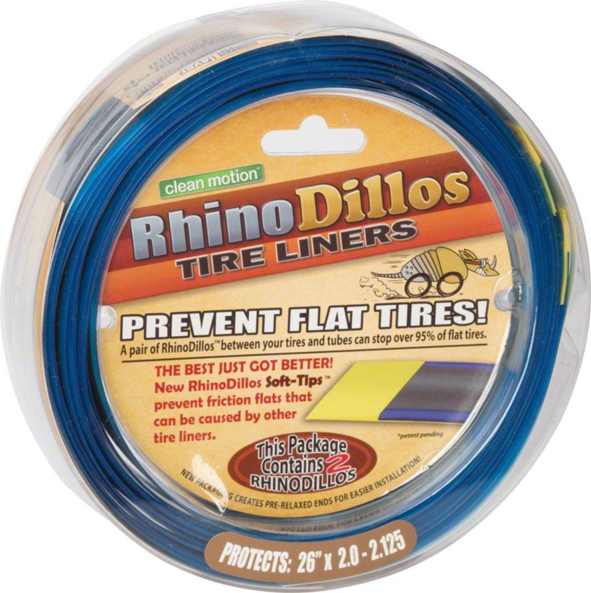 Rhinodillos Tyre Liners 26 x 2.00-2.125 Brown | ABC Bikes